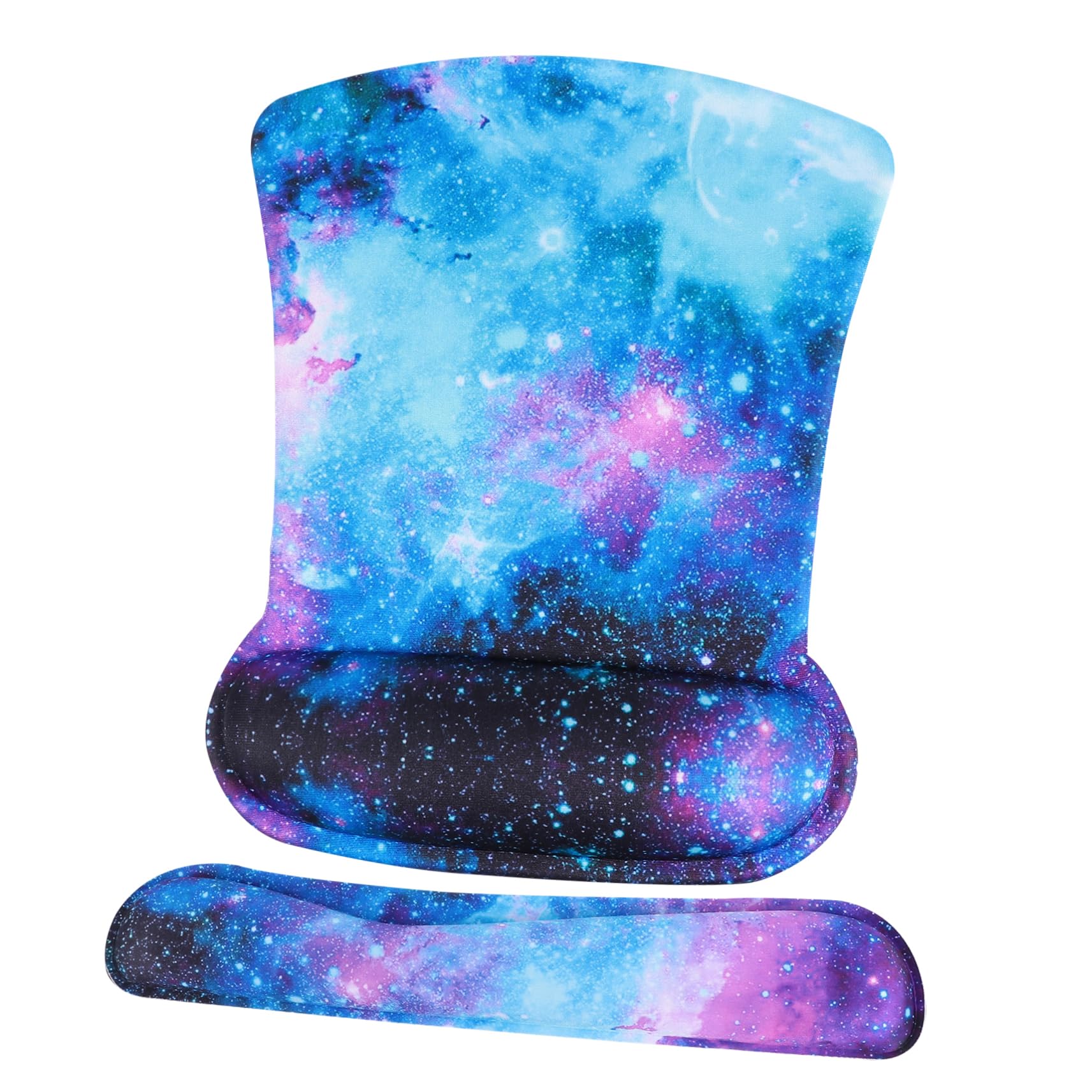 マウスパッド 手首サポート リストレスト PC用 ゲームや仕事に最適 滑り止め シリカゲル製 ネイビー