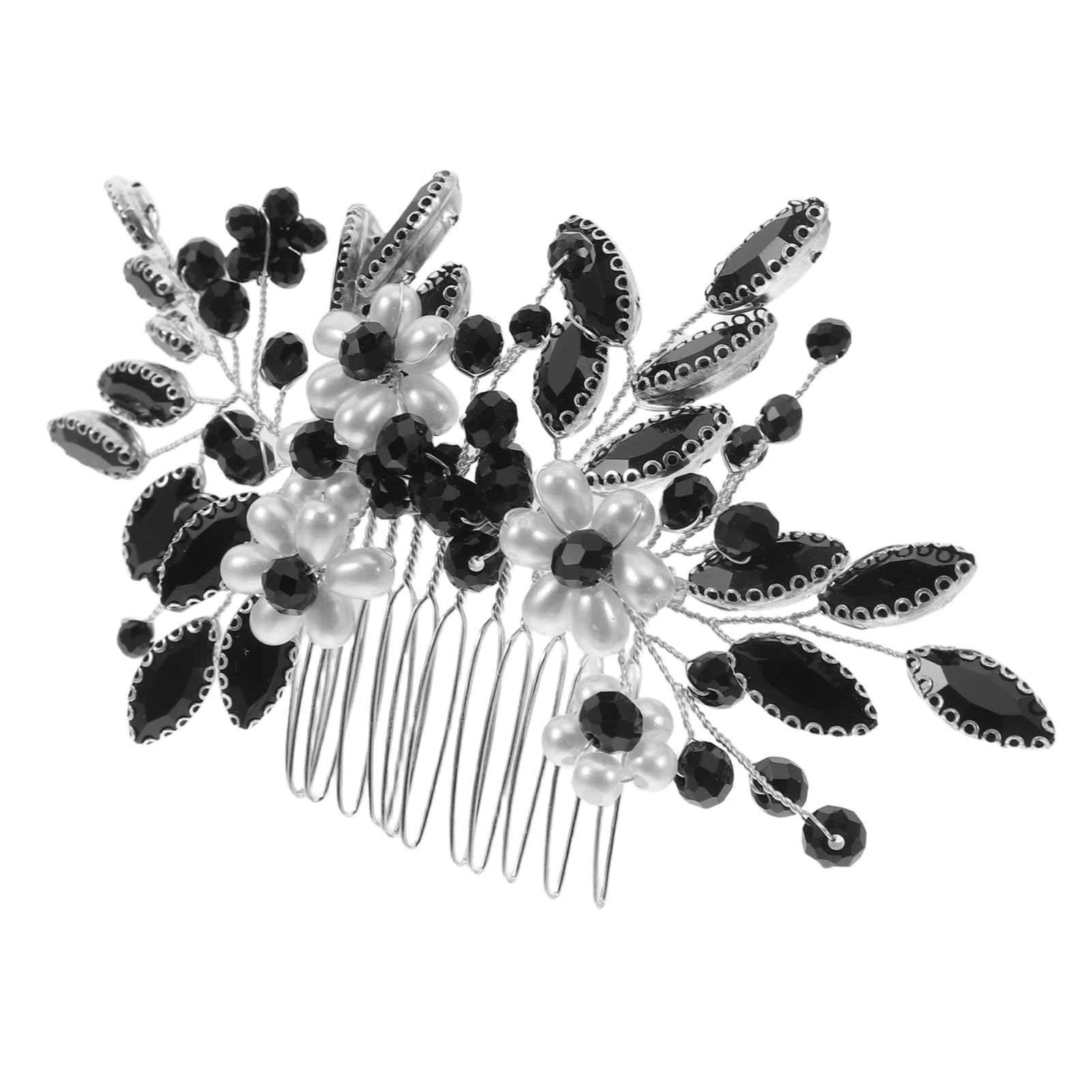 ラインストーン付 エレガントヘア 多様なヘアスルに 魅 的なウェ