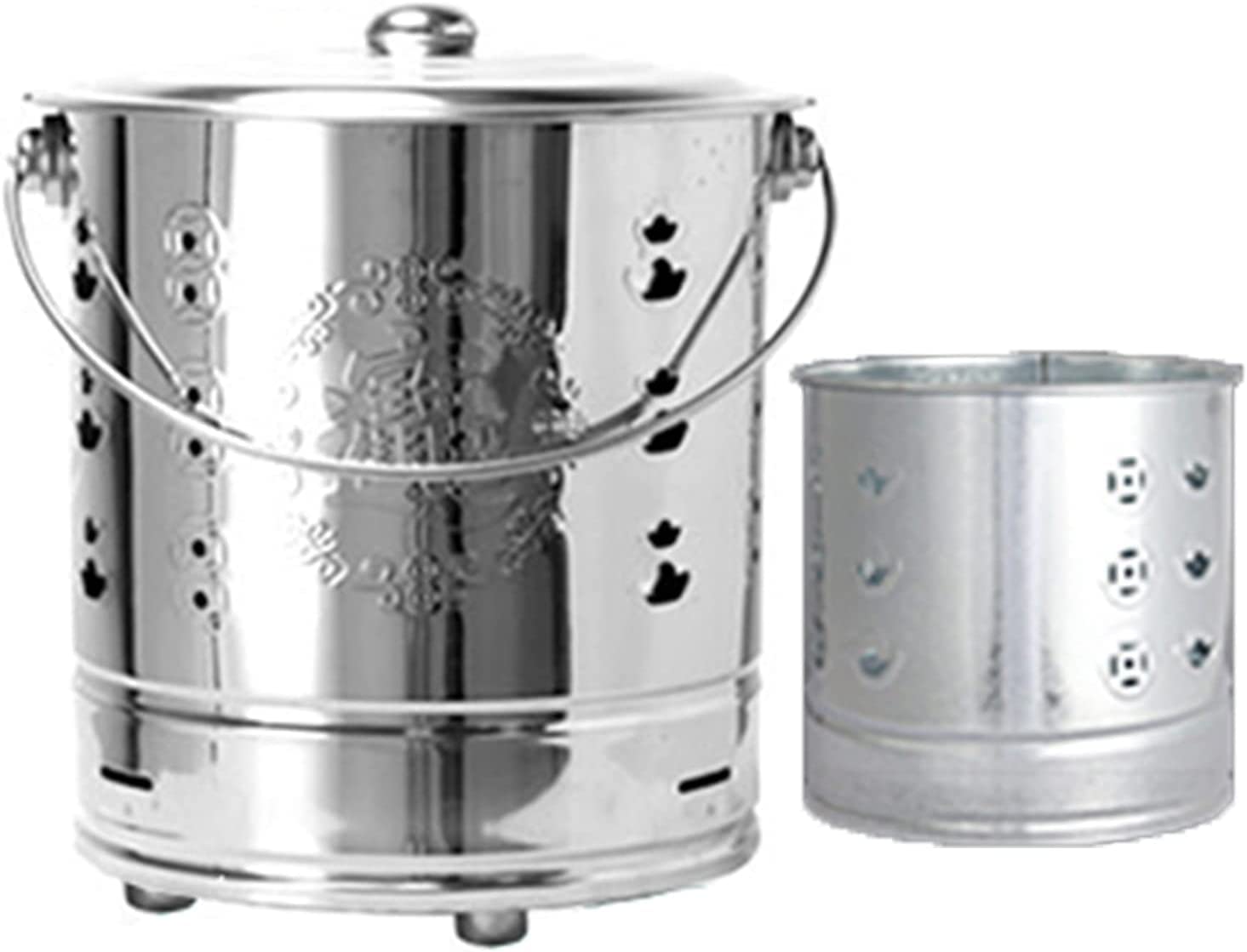 焼却炉焼却器インナータンク付きステンレス鋼の燃焼バレル焼却炉ケージの火ピットヤードの残骸の燃焼焼..