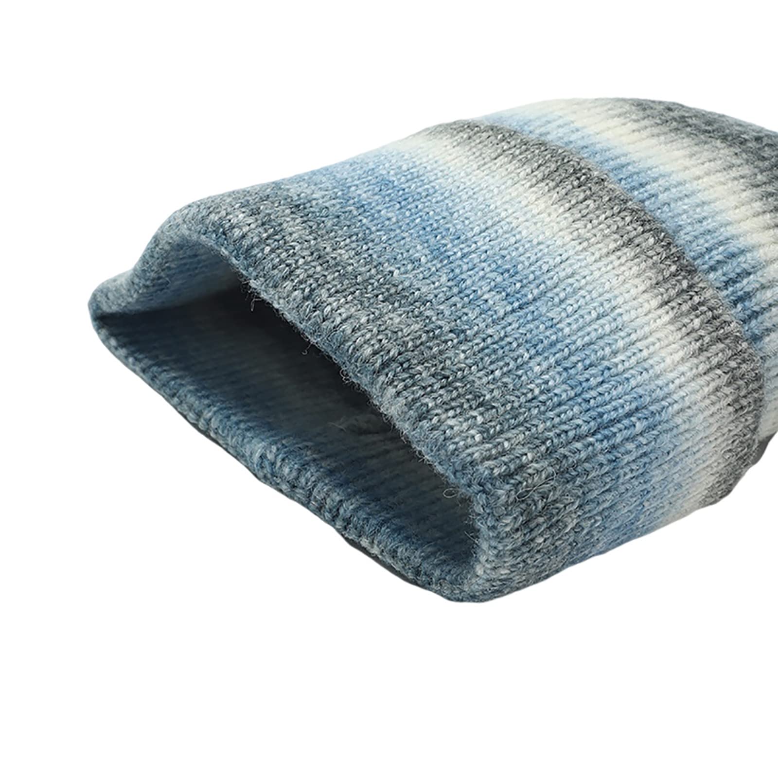 キラリラ楽天市場店のニットワッチ帽子 メンズ ニット帽 フィッシャーマン ビーニー ニットキャップ 冬用 ロールキャップ ストレッチ 帽子 アクリル レディース メンズ 子供 春秋冬 5｜アングル3