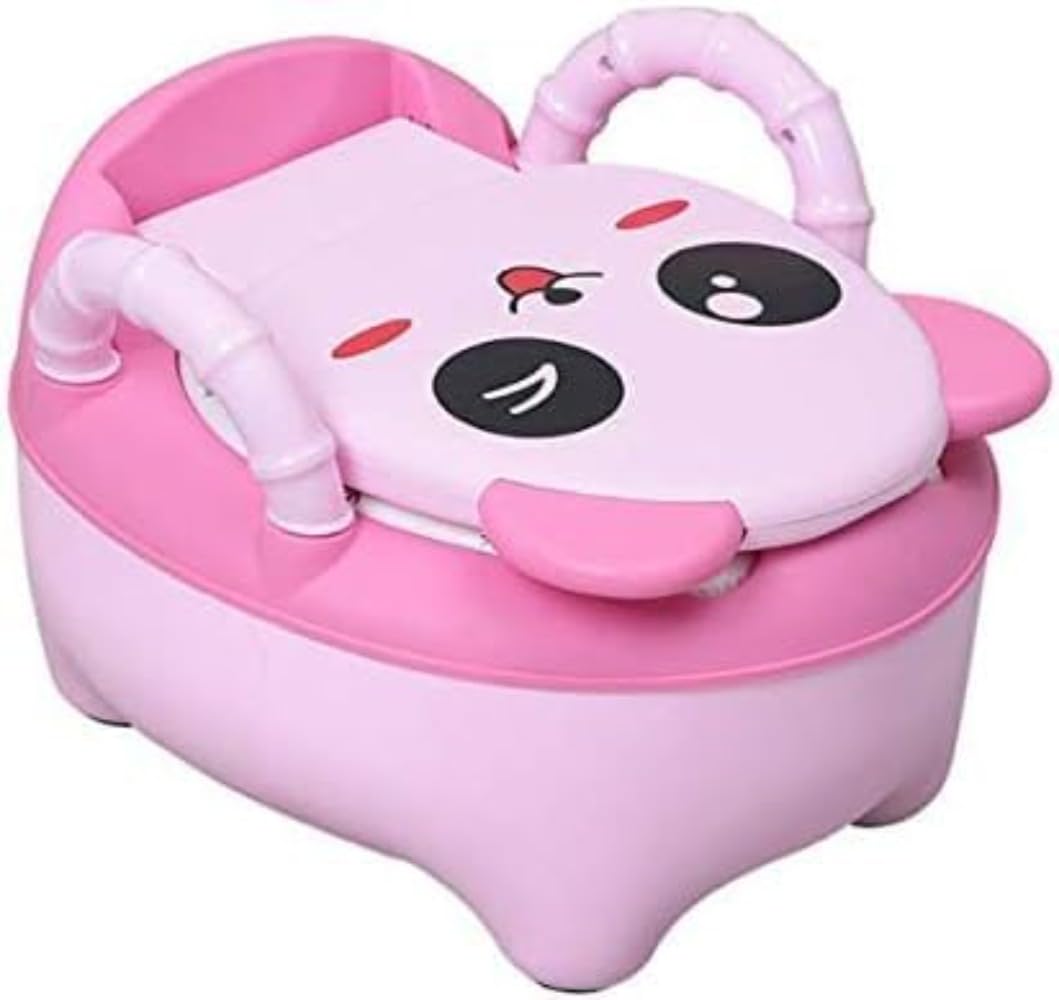 ベビー便座 パンダ柄 かわいい ブラシ付き 男女兼用 子供用 洋式トイレ クッション トイレ トレーニング 補助便座 カバー付き 取り外し可能 滑り止め 子供用便座 男子ベビートイレ 女性用 1-6歳漫画ベビートイレ、子供用小便器、引き出し式（ブルー）