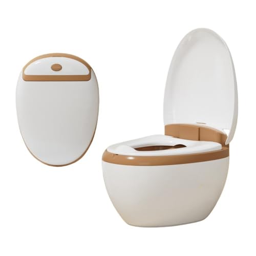 【新デザイン子供用シミュレーショントイレ】トイレトレーニング、ベビートイレ、子供用便座、子供用トイレ補助トイレ、ポータブルトイレ、滑り止め、ソフトパッド、カバー付き、多機能、ミニトイレ、幼児、男の子、女の子に適しています。 (レッド)