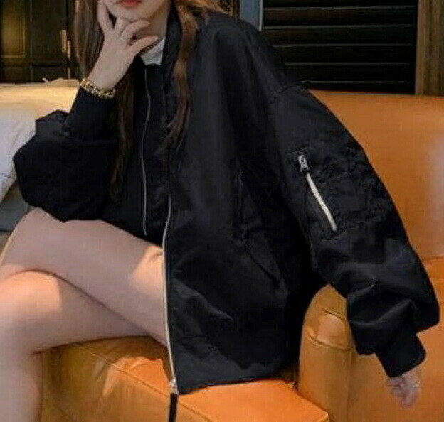 シンプル！ノーカラーコート春アウター野球ウェア春秋作レトロ香港風シックなジャケットレディース韓国..