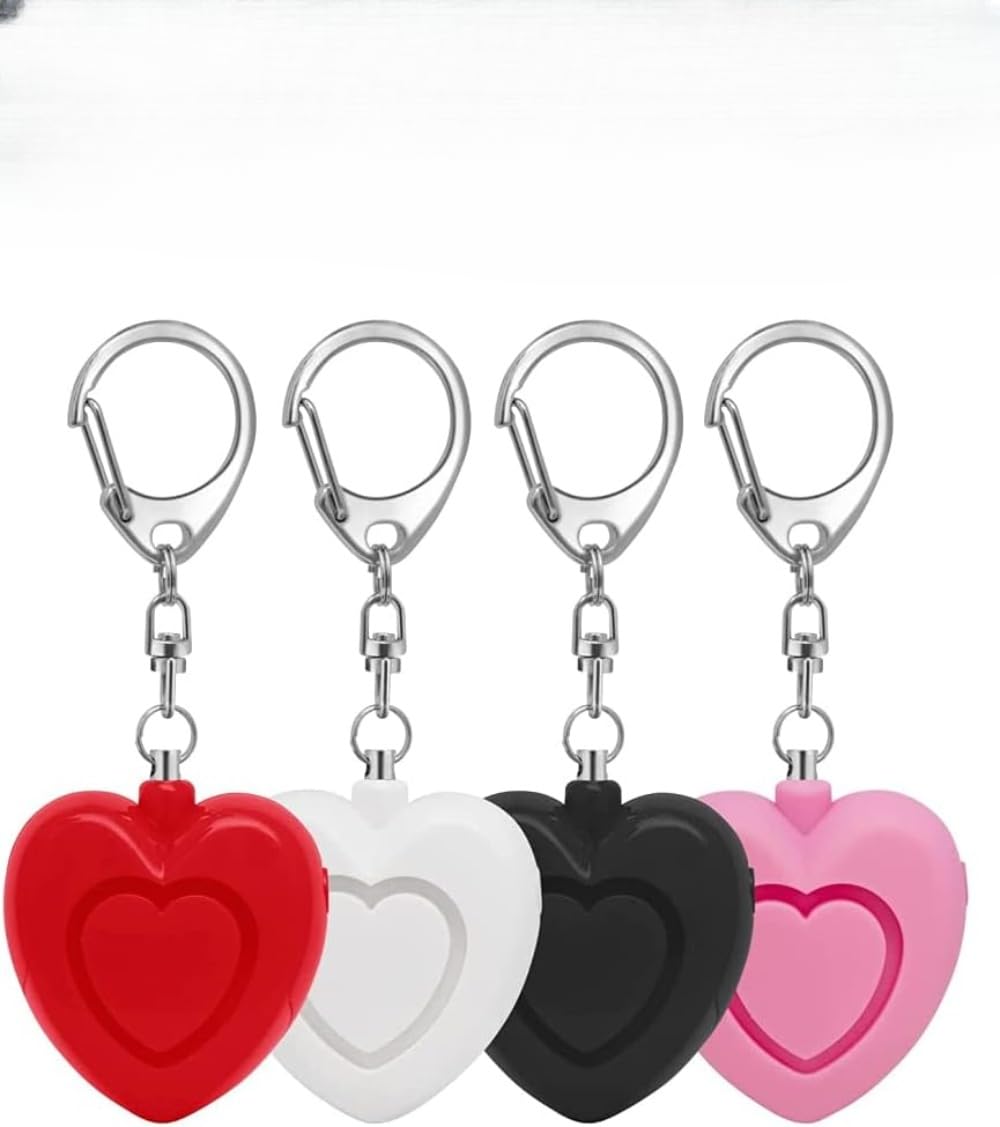 楽天キラリラ楽天市場店防犯ブザー 防犯アラーム 大音量 LEDライト付き 防犯グッズ 救援アラーム 操作簡単 痴漢撃退 暴力事件 学校いじめ 誘拐防止 学校 会社 防災 小学生 女性 お年寄り 4個