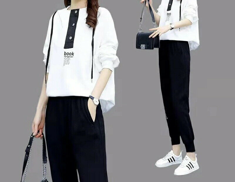 セット アップ 新作登場カジュアル 2点セット パーカー ストライプ トップス+ズボン カーディガン スウェット ア ップ 大きいサイズ 長袖フード付きアウター無地 スウェットパンツ韓国ファッション