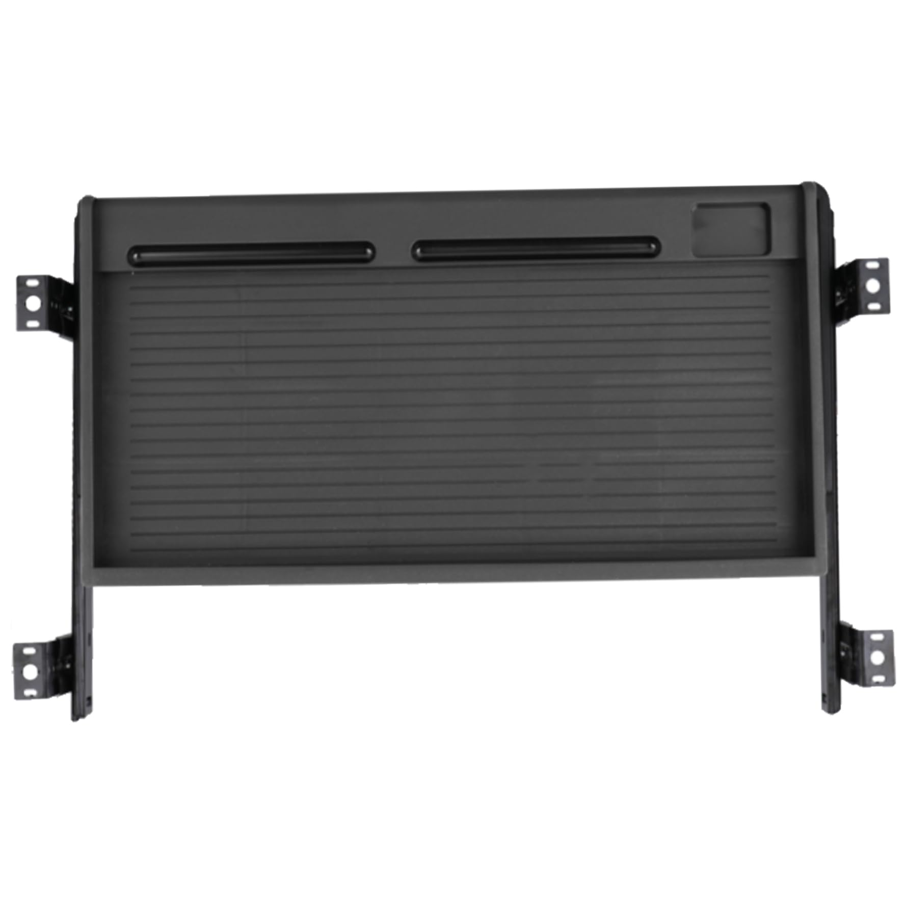 デスク下スライドキーボードトレイ、ポータブルABS人間工学スライドキーボードデスク下引き出しトレイ ..