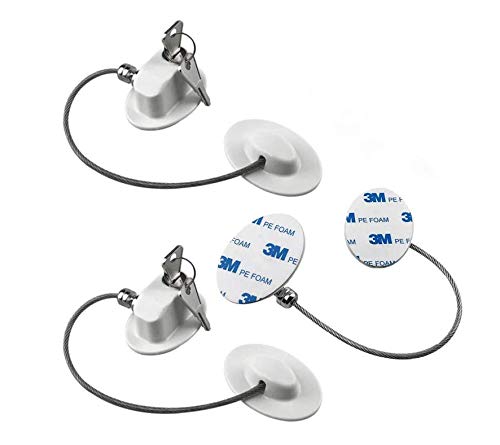 3個セット 防犯 窓ストッパー 窓ロック 工具不要 ドアロック 鍵付きドアロック 安全 ベビーガード セキ..