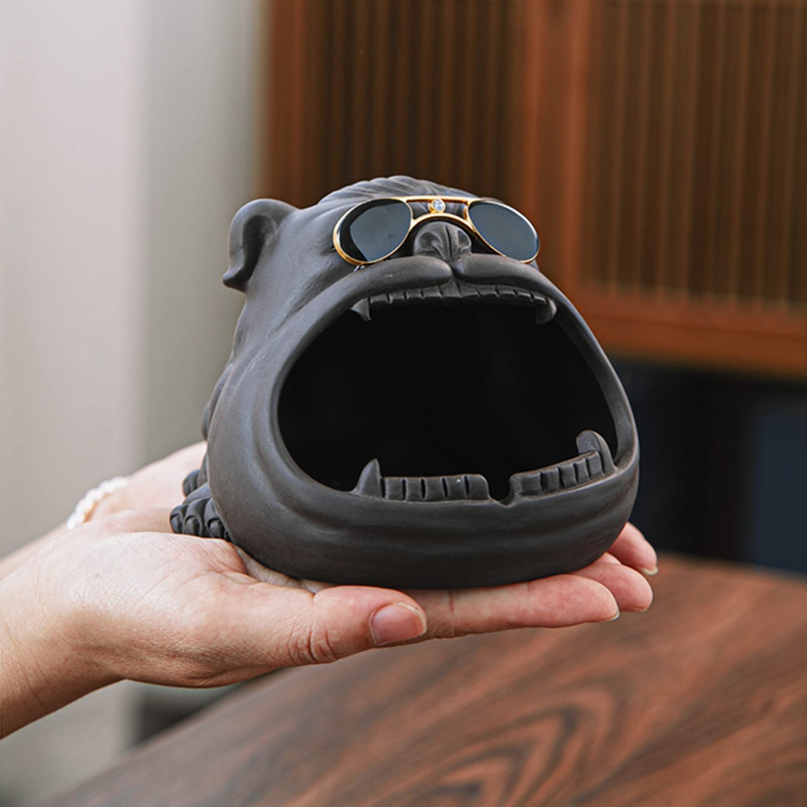 楽天キラリラ楽天市場店大型たばこ灰皿いじめ犬の灰皿美しい卓上喫煙タバコ灰皿ホームオフィス屋外装飾用