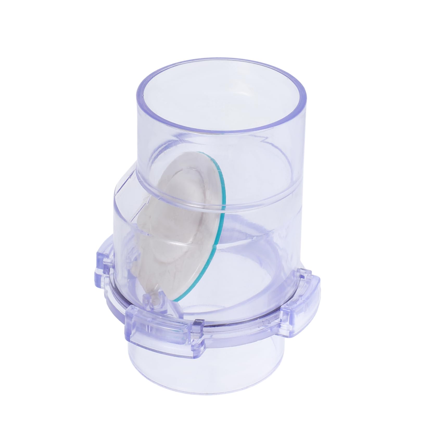 製透明チェックバルブ 水道管用逆流防止弁 一方向流れ対応 厨房排水パイプ用配管部品