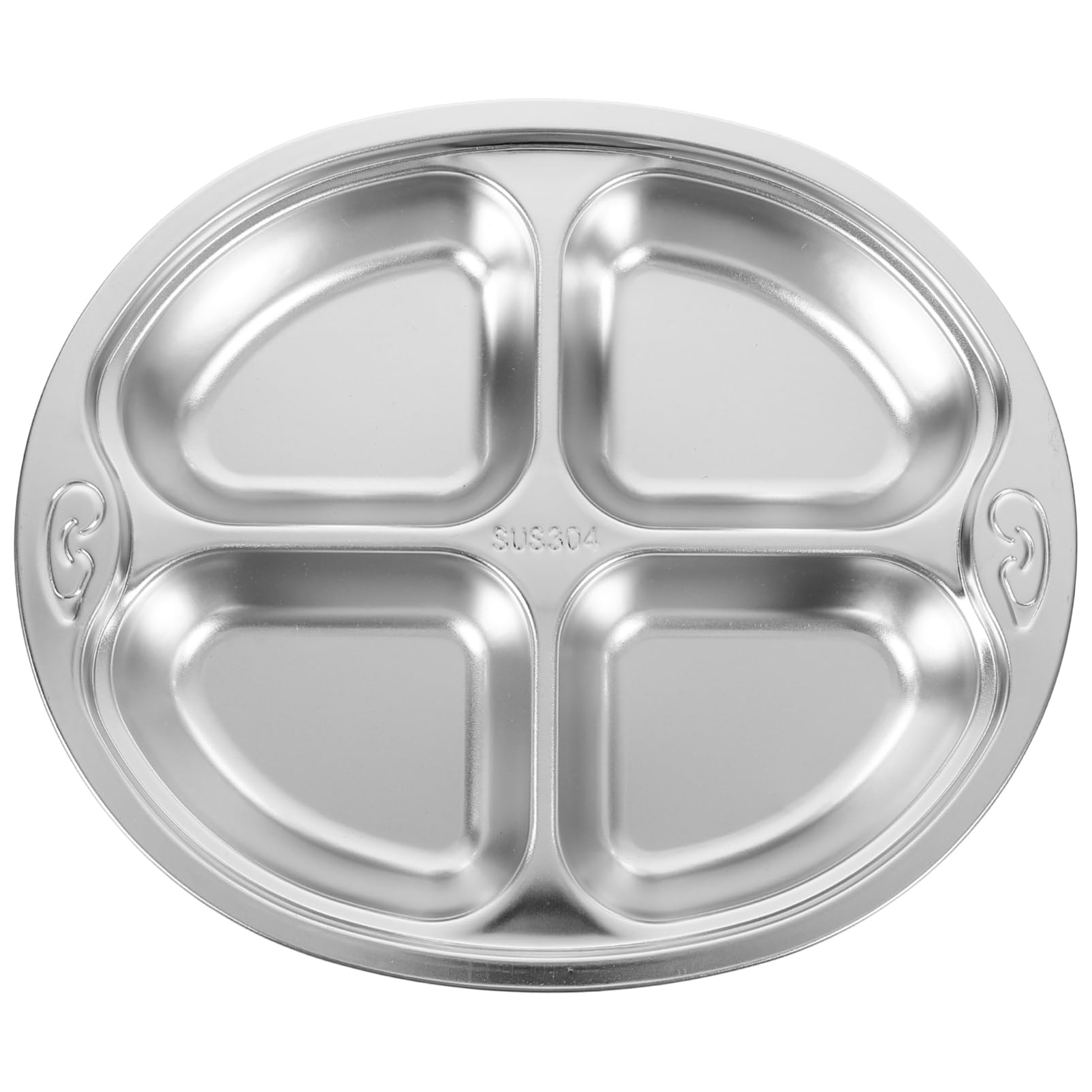 男の子と女の子のプレート、ベビープレートセクション、ステンレススチール製幼児用給餌用品、ランチトレイ、前菜、デザート皿