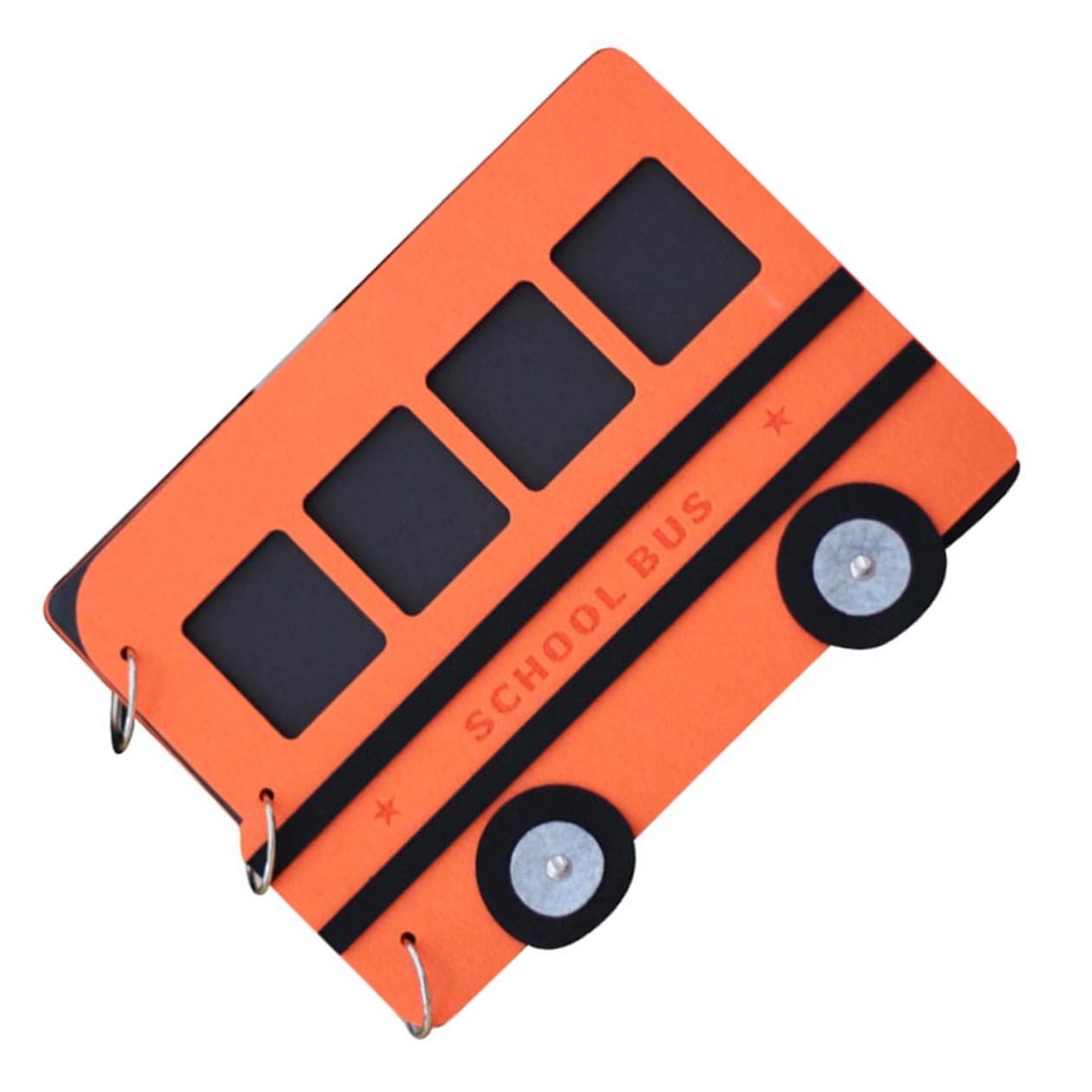 の 写真アルバム を挿入 自己粘着 家 大 ベビー アルバム写真 フェルトバス写真集 記念本 Orange