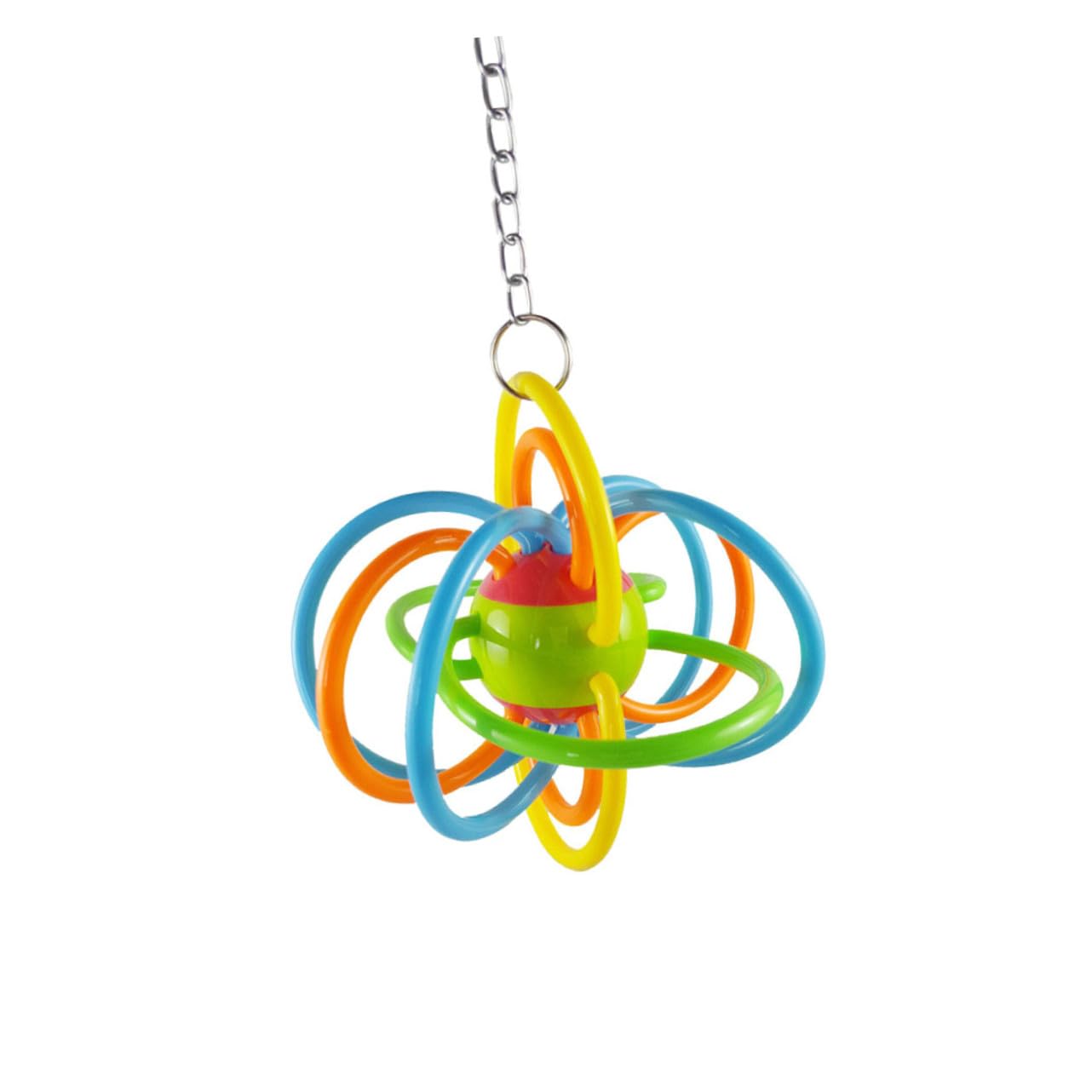 カラフルな鳥用噛むおもちゃ 属アクリル製 丈夫で耐久性 ペットの自然な噛む能満足 歯の健康促進 イン..