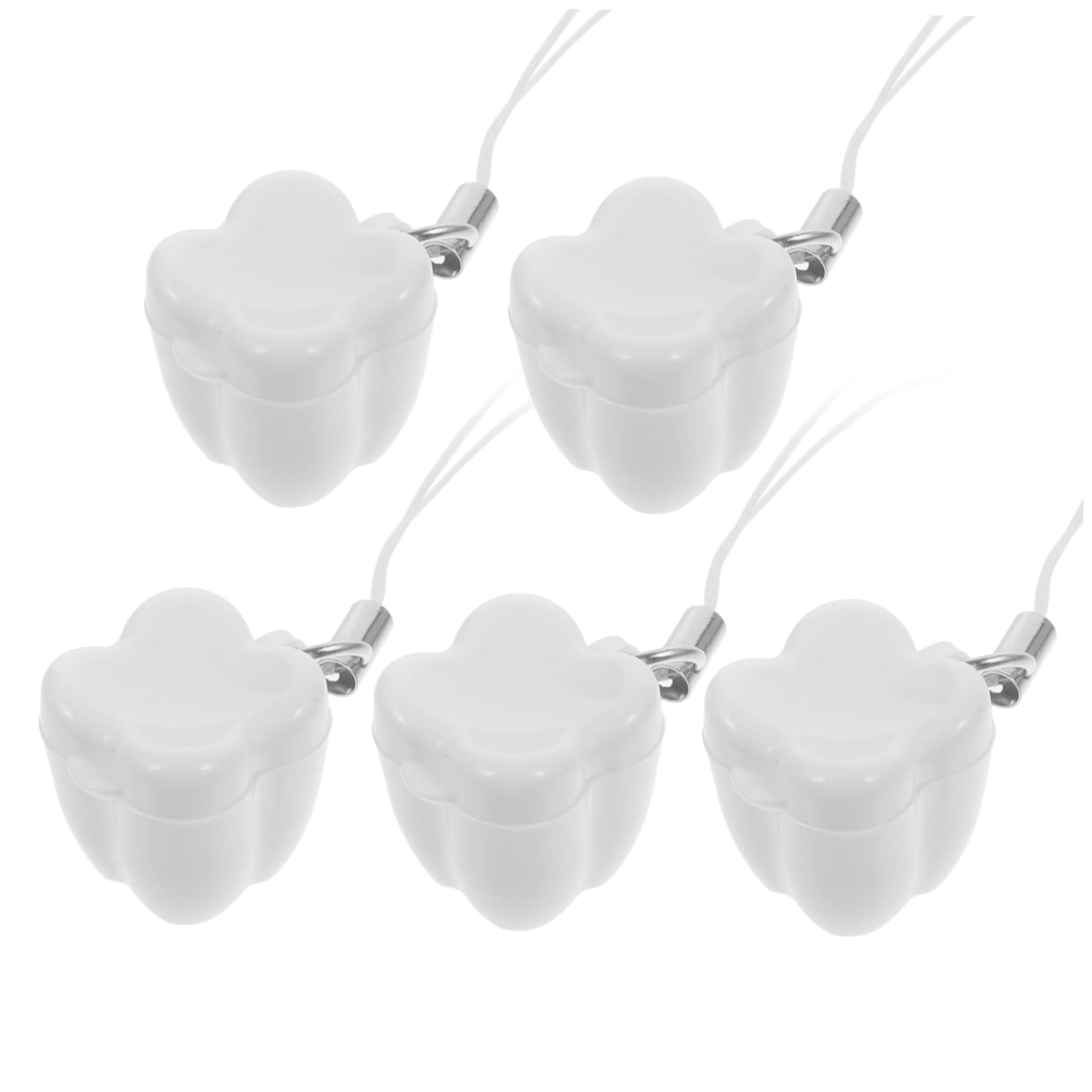 5個ベビー歯保存ボックス 乳歯ケース 素材 耐久性 お出産祝い 記念品にな乳歯保存容器 キーチェーンに..