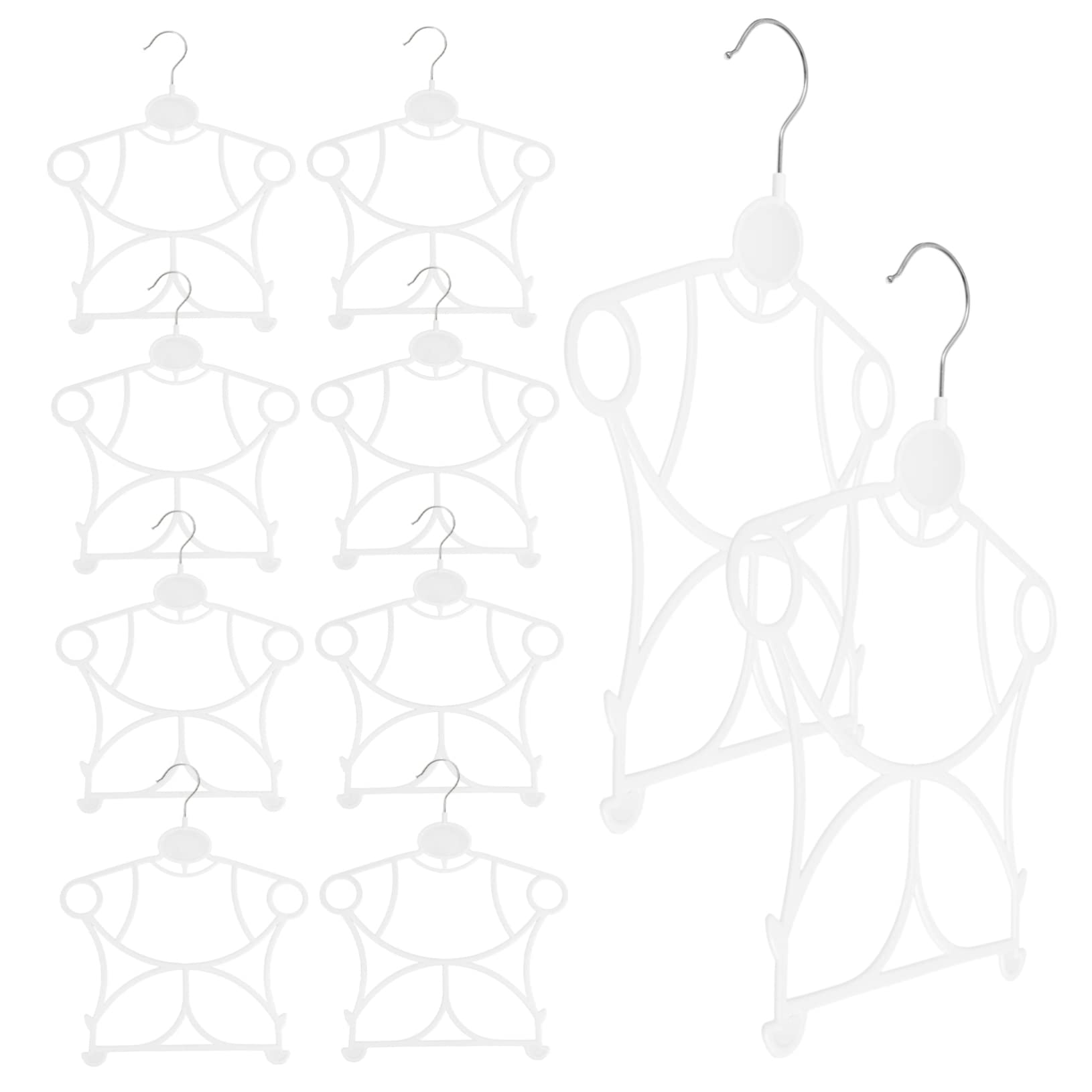 滑らかでバリのあるベビー用ハンガー、子供用ハンガー、子供用プラスチック、幼児用、使いやすい