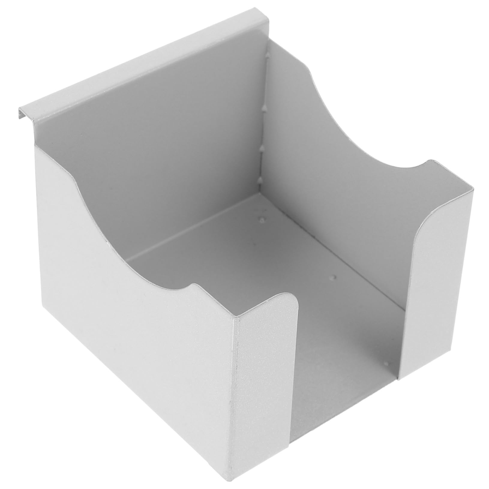 メモパッドホルダー オフィス用品 多機能便箋収納ボックス デスクトップ整理用 スリムコンパクト設計 ..