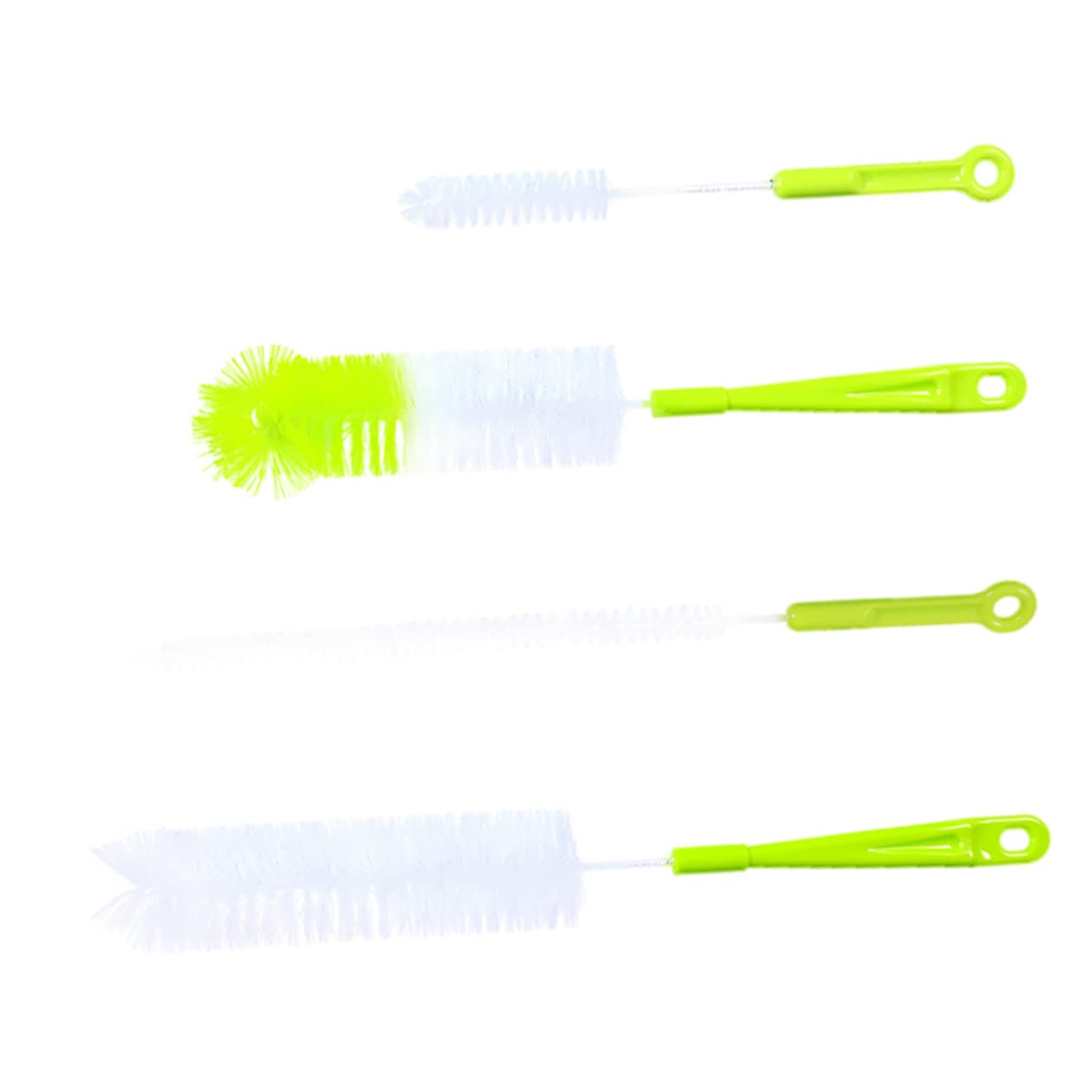 1 セット 4個 お掃除ブラシセット チューブクリーニングブラシ green ugreen ボトルウォッシャー ボト..