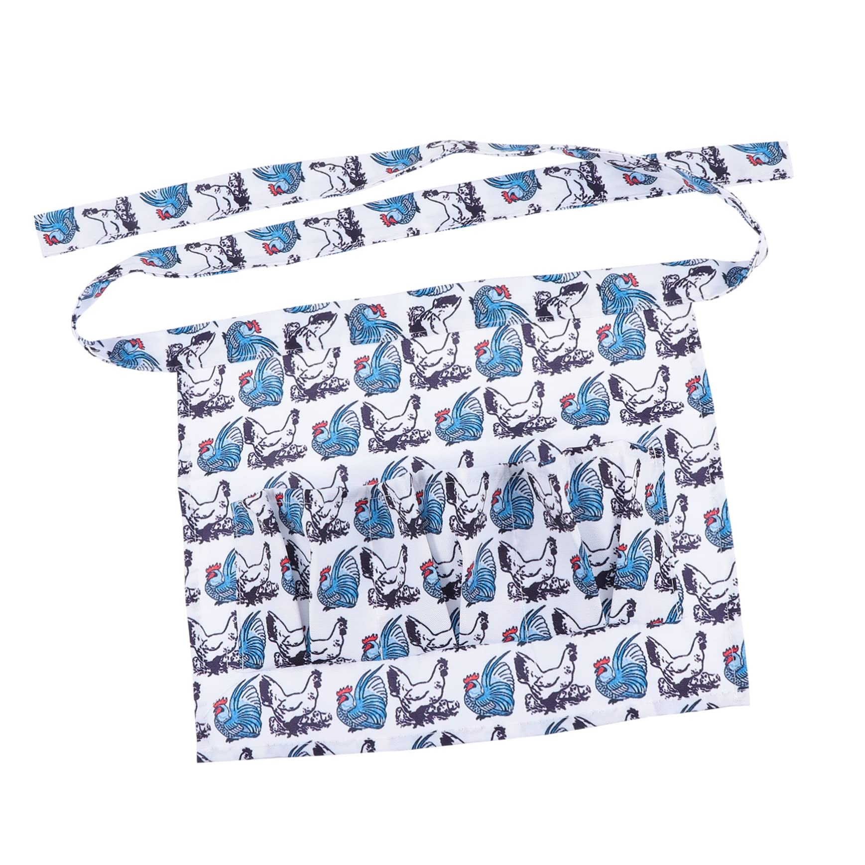 卵収集用エプロン 多ポケットデザイン 鶏卵 ガチョウ ウズラ卵用