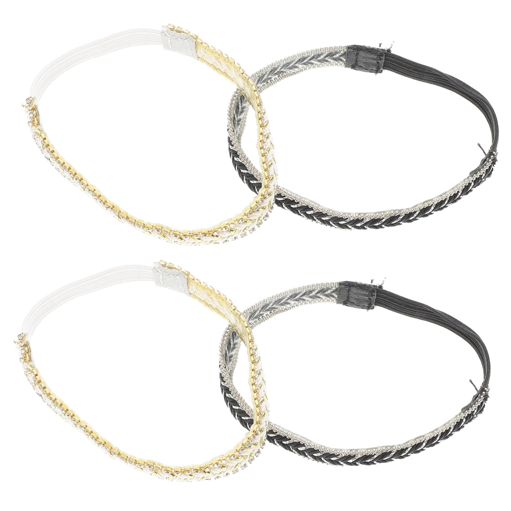 2組 ハイヒールのフィクサー 靴紐なし 靴ひも 小さなアンクルスト かかとのスト 女性用アンクルスト シューズ 伸縮性のあるヒールバンド 明るいダイヤモンド