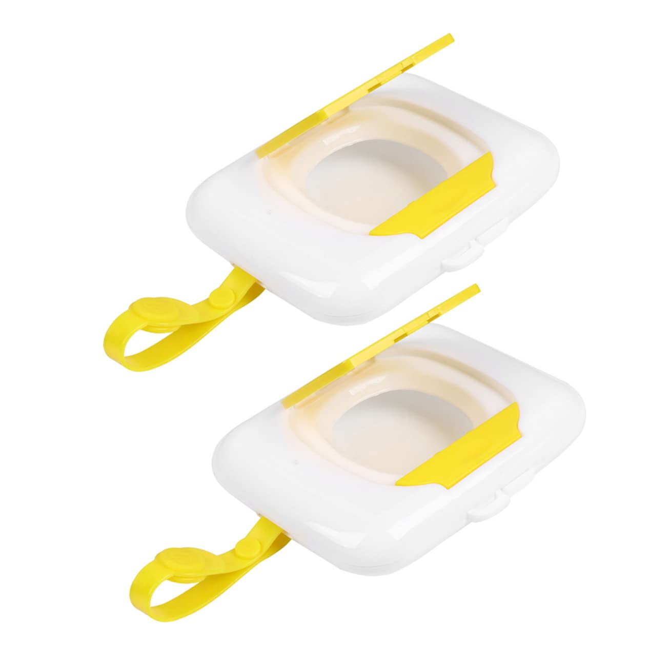 2個 ベビーワイプボックス ベビーワイプホルダー トイレットペーパーディスペンサー ポータブルワイプ ..