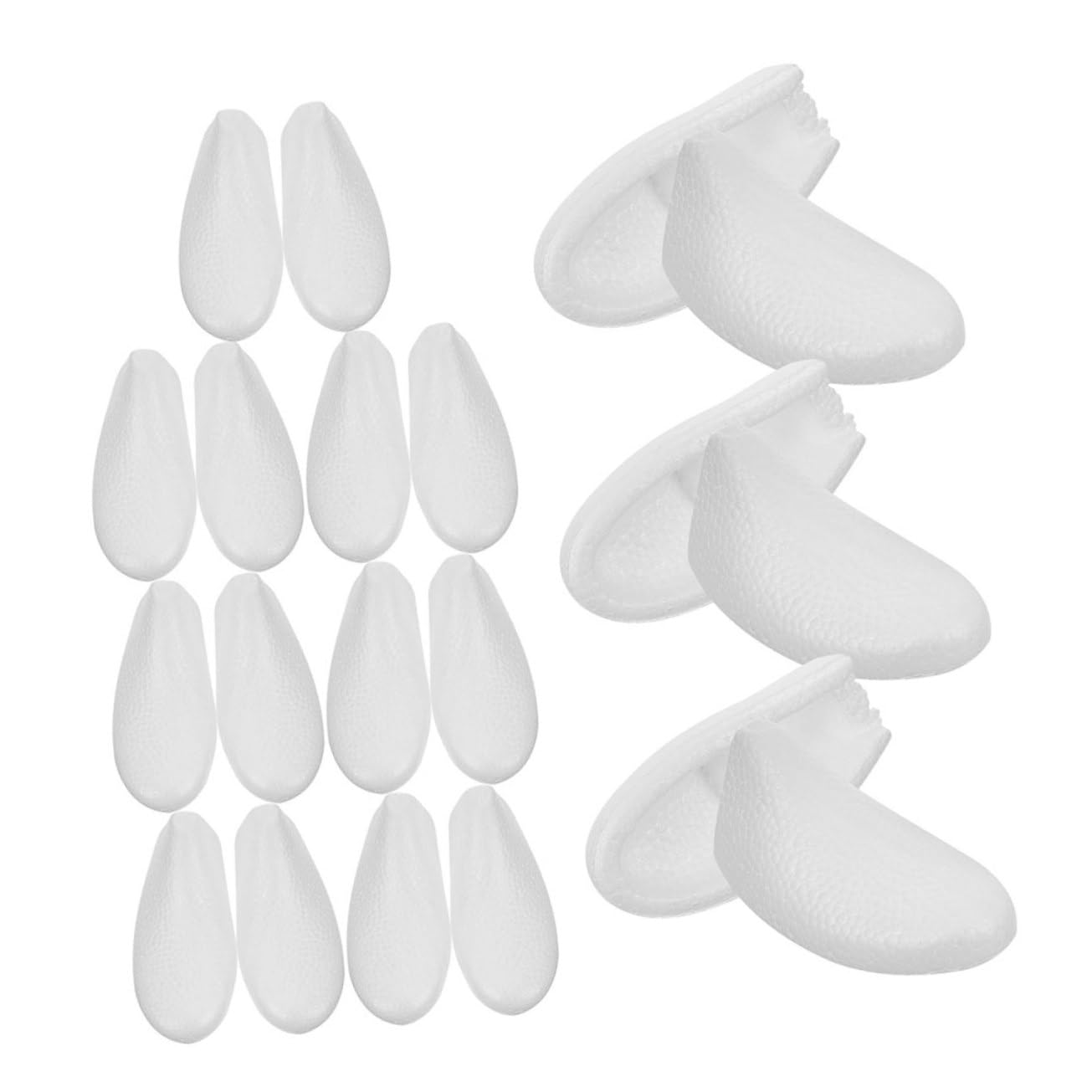 10 ペア 靴担架 インソール ソフトシューズインサート 再利用可能なシューズサポートインサート シュー..