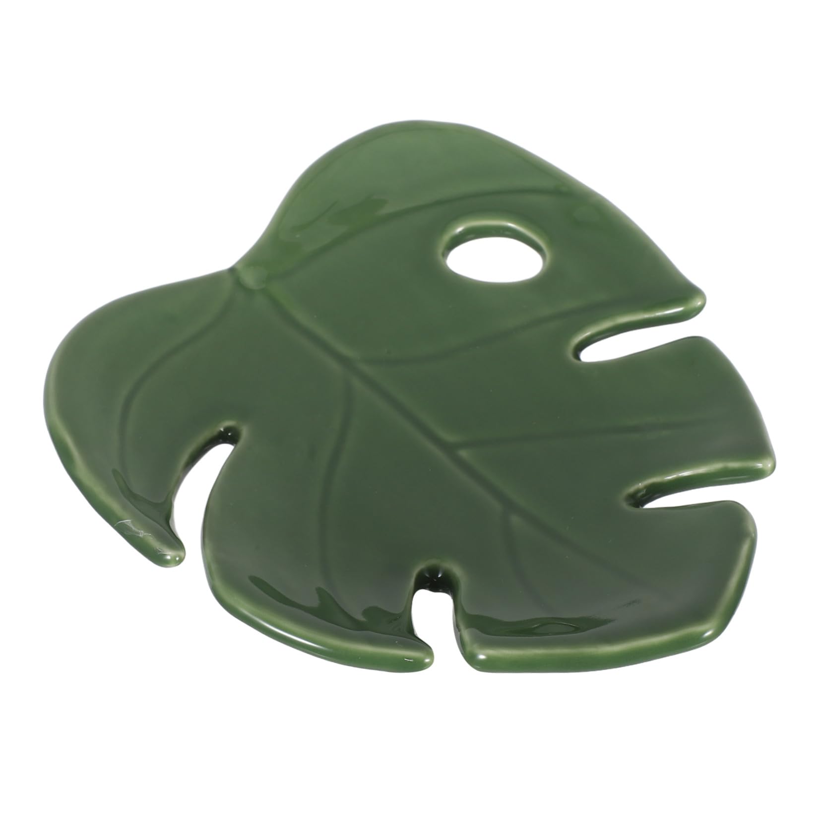 陶瓷製葉型ジュエリートレイ 耐久性ある装飾用アクセサリートレイ 指輪 イヤリング ネックレス 鍵収納用 多用途オーガナイザー