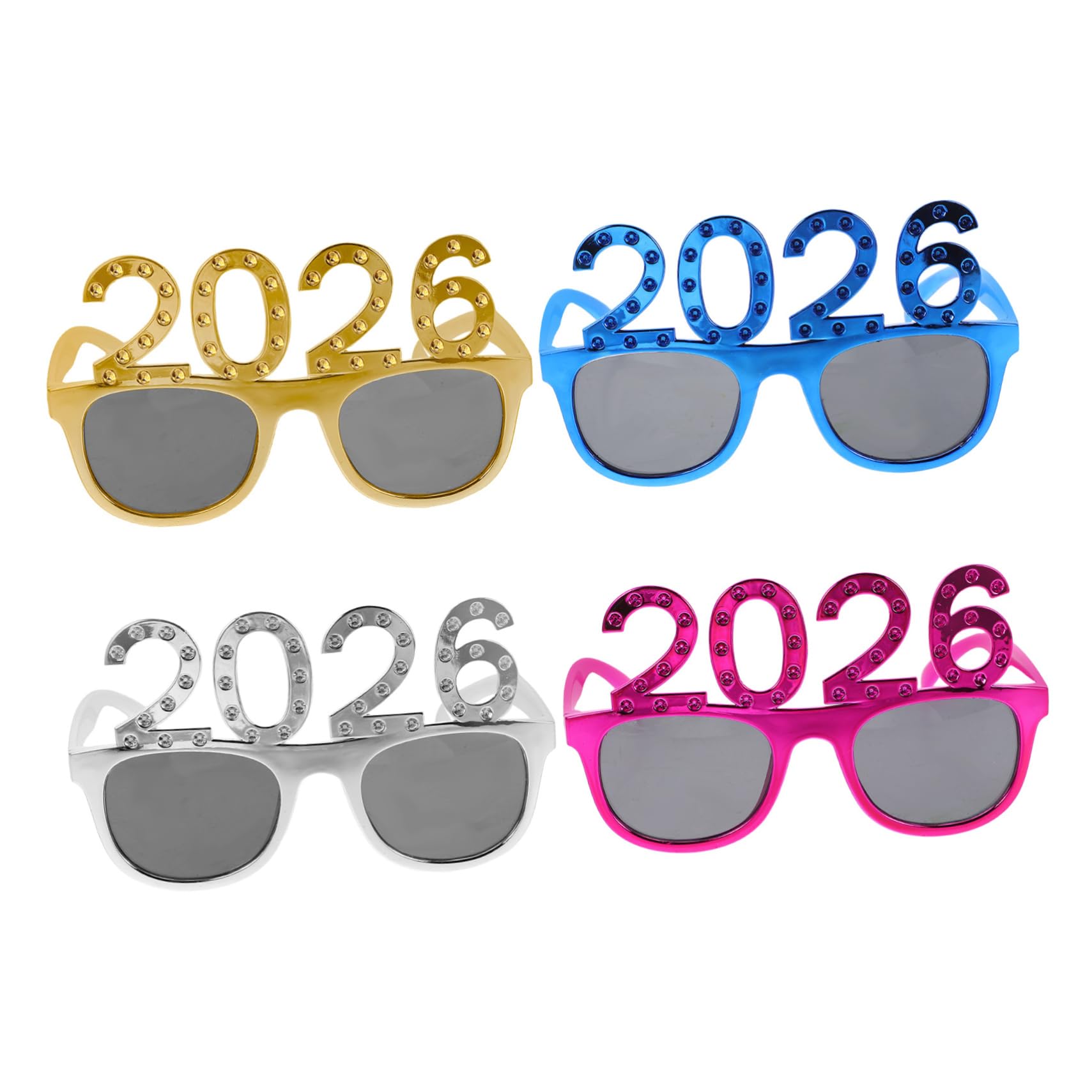 4個年 年用 方框 字 パーティーや し イベントに 適な ユニークな ラ