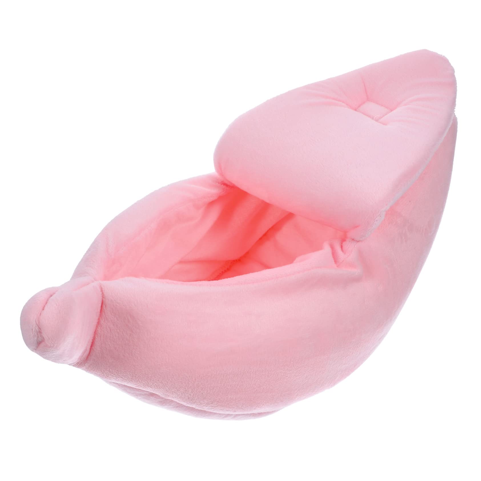 ペット用バナナ型ハウス 冬季向け暖かい寝床 ハリネズミ ウサギ(3)