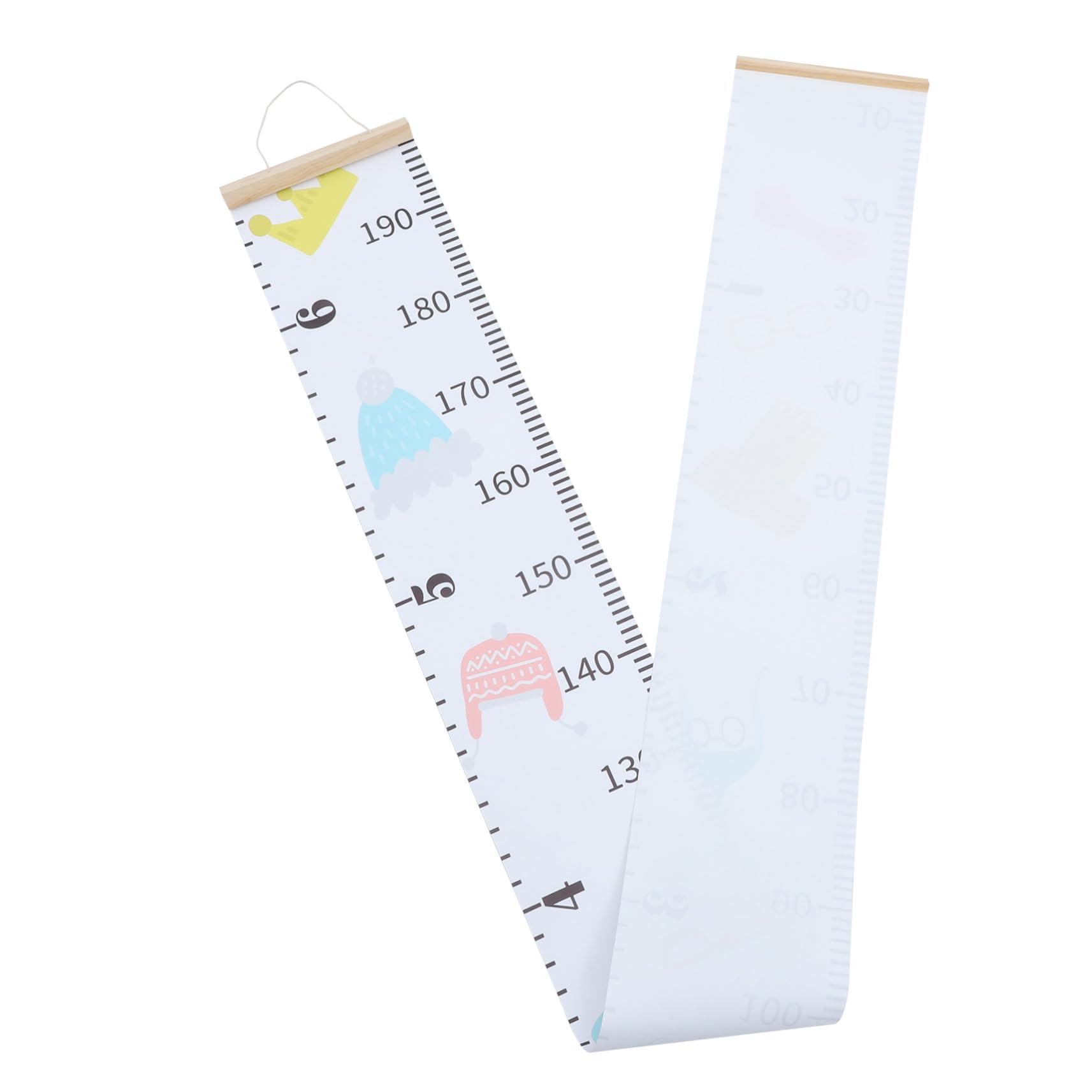 身長計 壁掛け 用身長測定チャート 可愛い動物デザイン 幼児部屋装飾 吊り下げ式 成長記録用 定規 北欧..