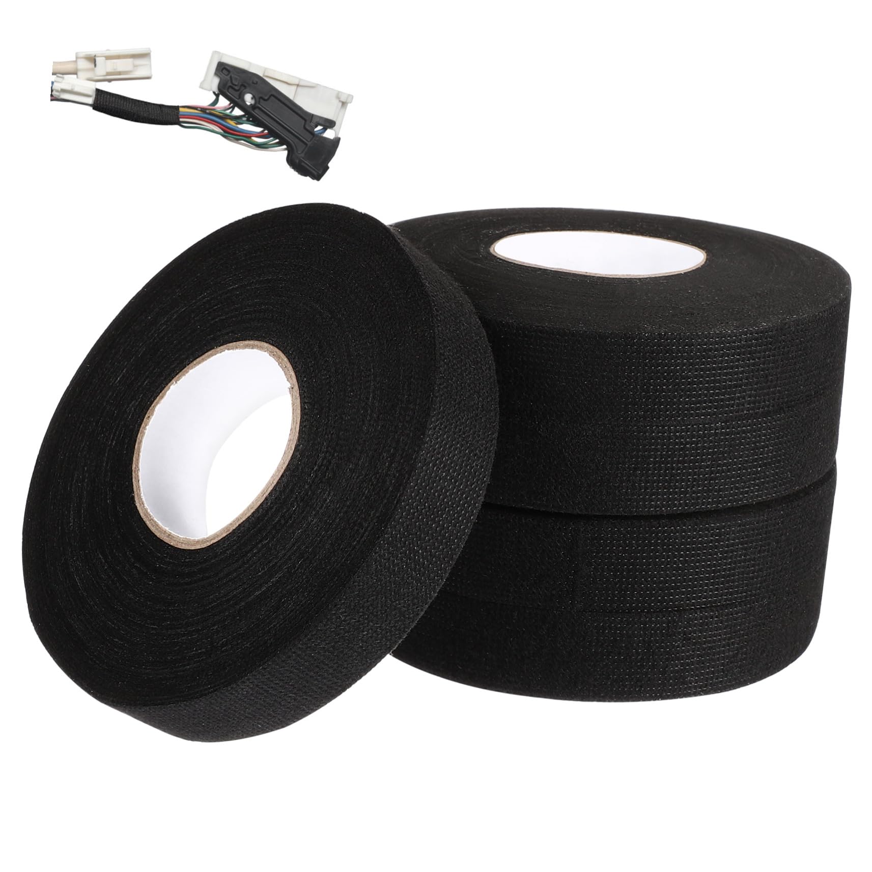 リエステル製ワイヤーハーネステープ 巻 自動車配線用自己粘着 結束固定 ノイズ低減 耐熱 断熱性能付