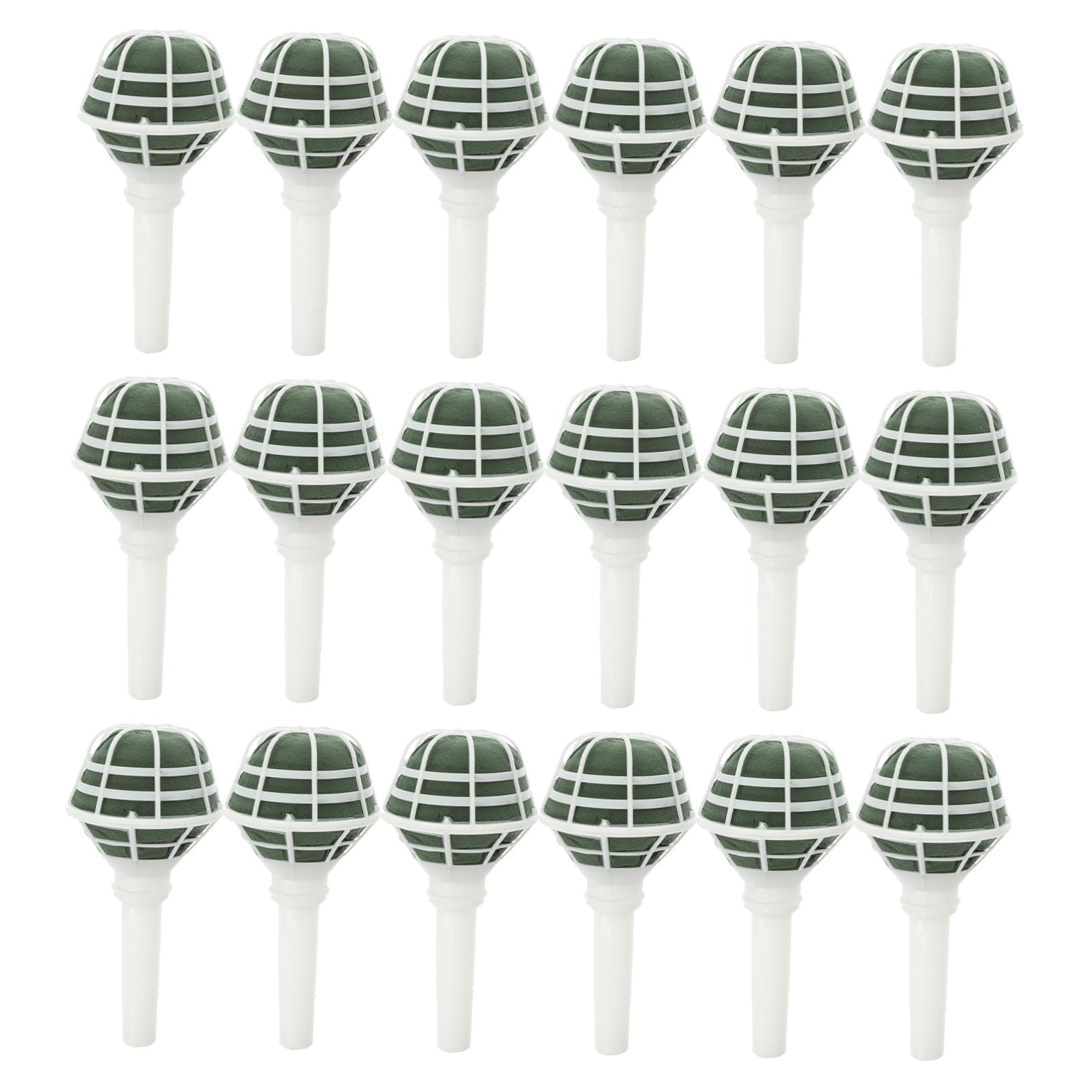 ブライダル花束ホルダー 軽量プラスチック ベークライト製 花嫁用 スタンド 結婚式フローラルアレンジメント用 花束フレーム保(3)