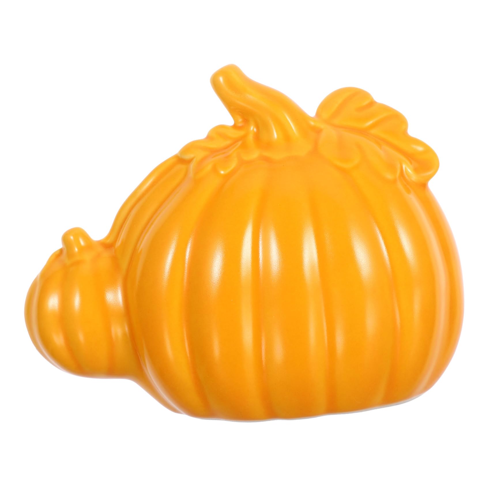 モダンマリスト陶瓷南瓜置物 小型秋のテーブル飾り ハロウィンと