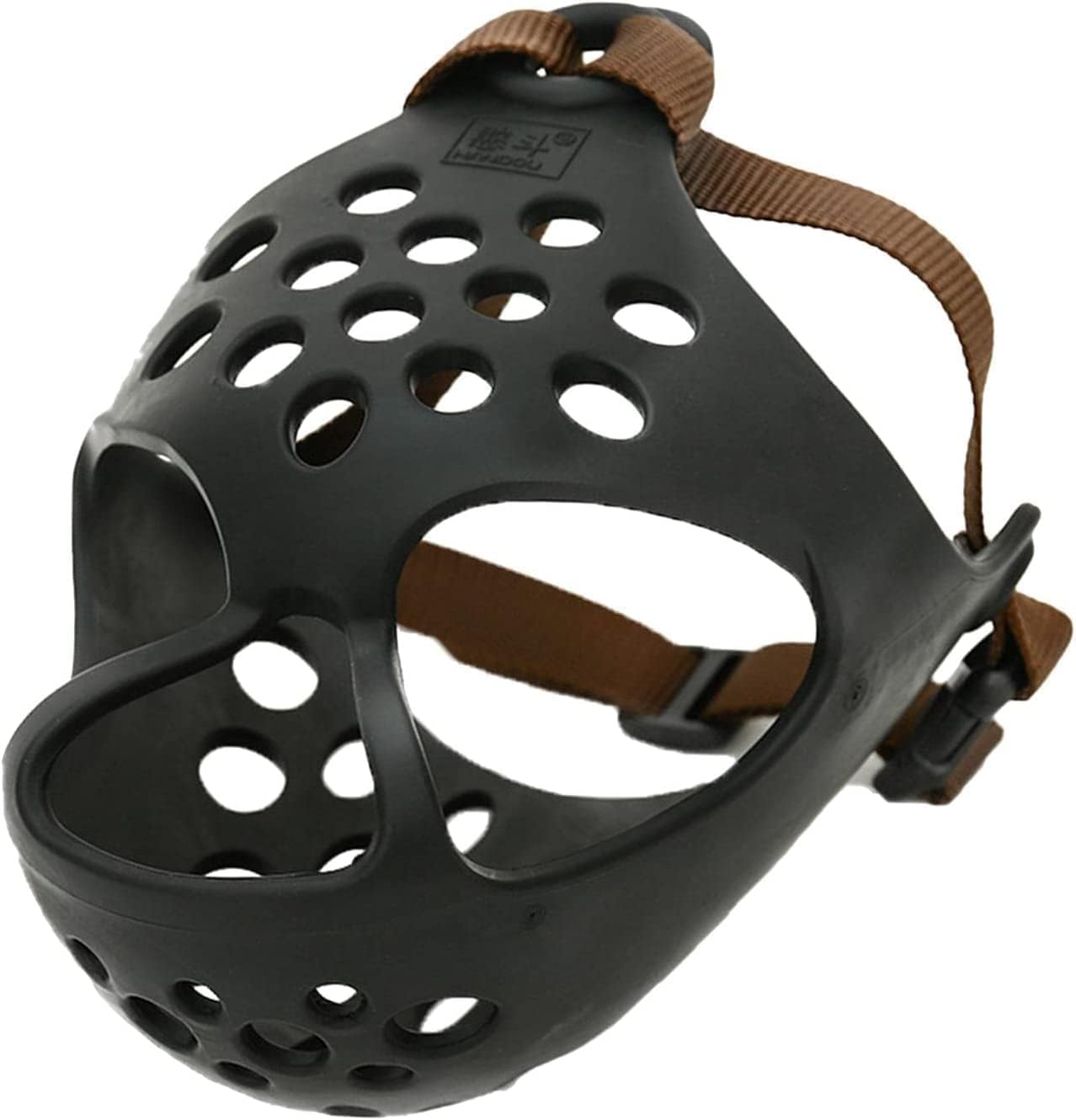 口輪 犬 お散歩口輪 犬用マズル 柔らかい 快適 通気性 メッシュ犬のマスク サイズ調節可 犬の口 保護 ..