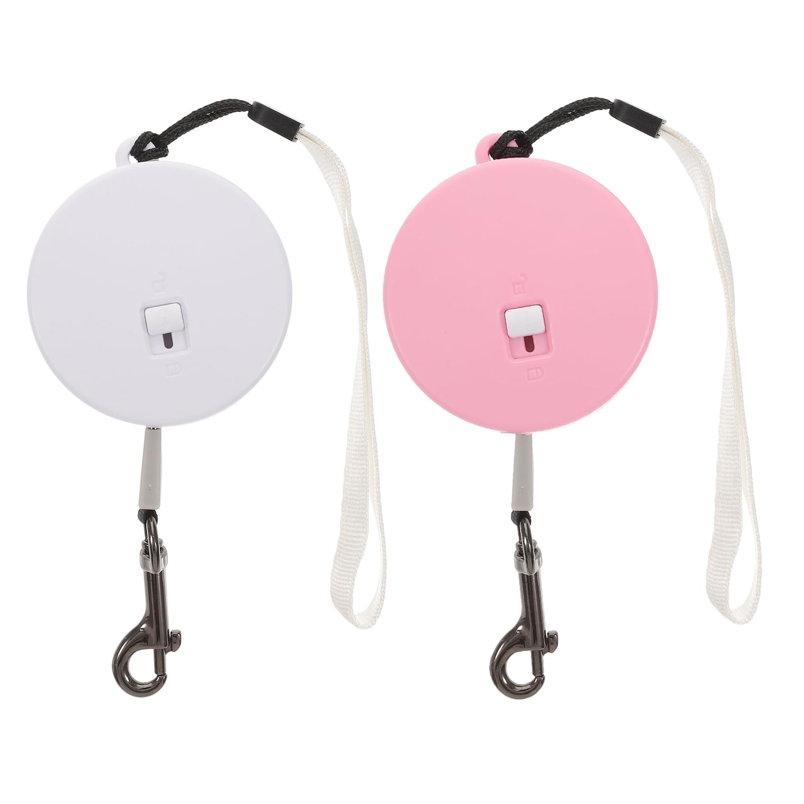 楽天キラリラ楽天市場店2個入り 自動巻き取り式ペットリーシュコード ポータブルトレーニングロープ ウォーキングリーシュ リストストラップ付き 小型子犬 猫 ウサギ用 アウトドア用品