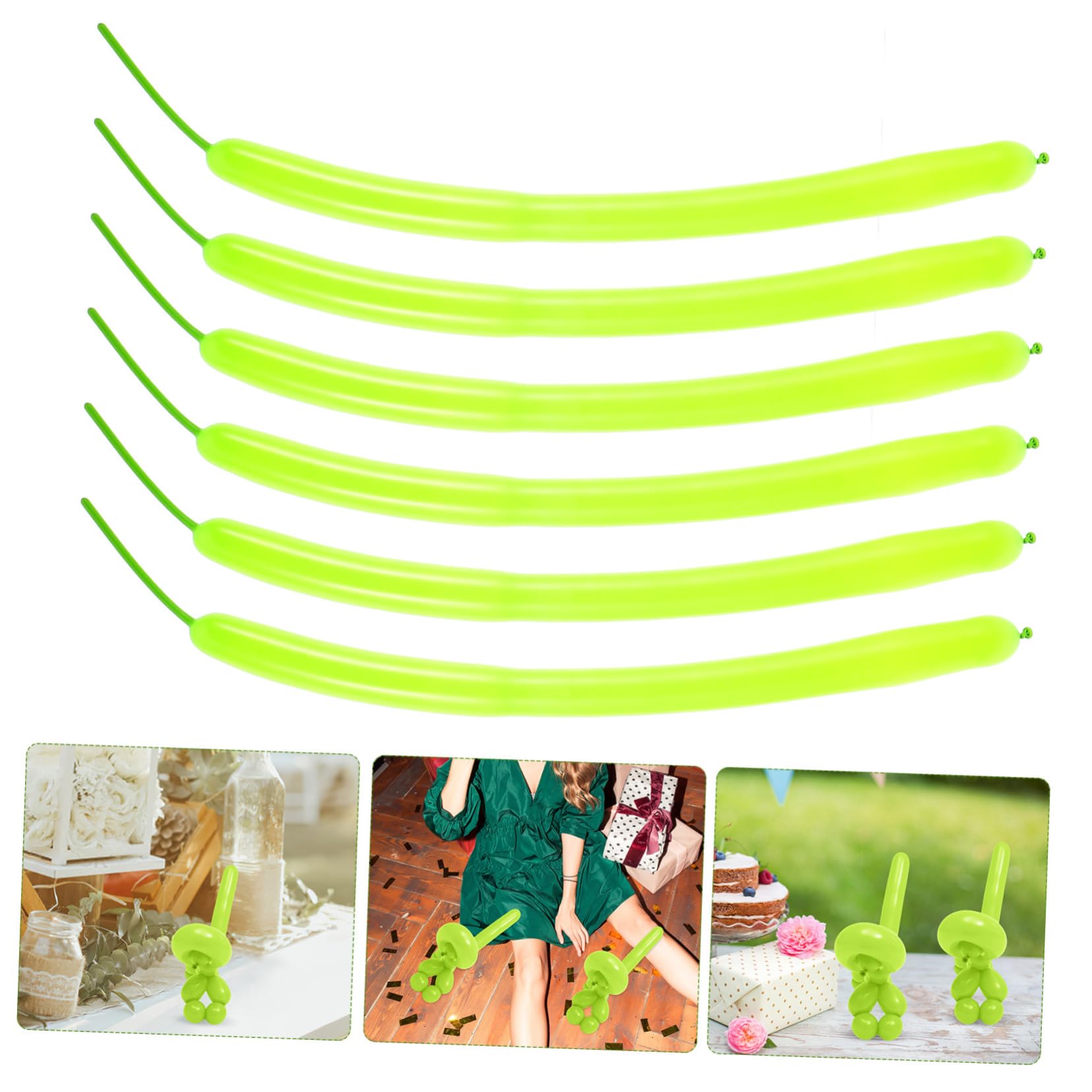 100個ツイスト風船 動物 花束などの飾りに 厚手ラテックス製 パーティー用バルーン アニメーション飾り..