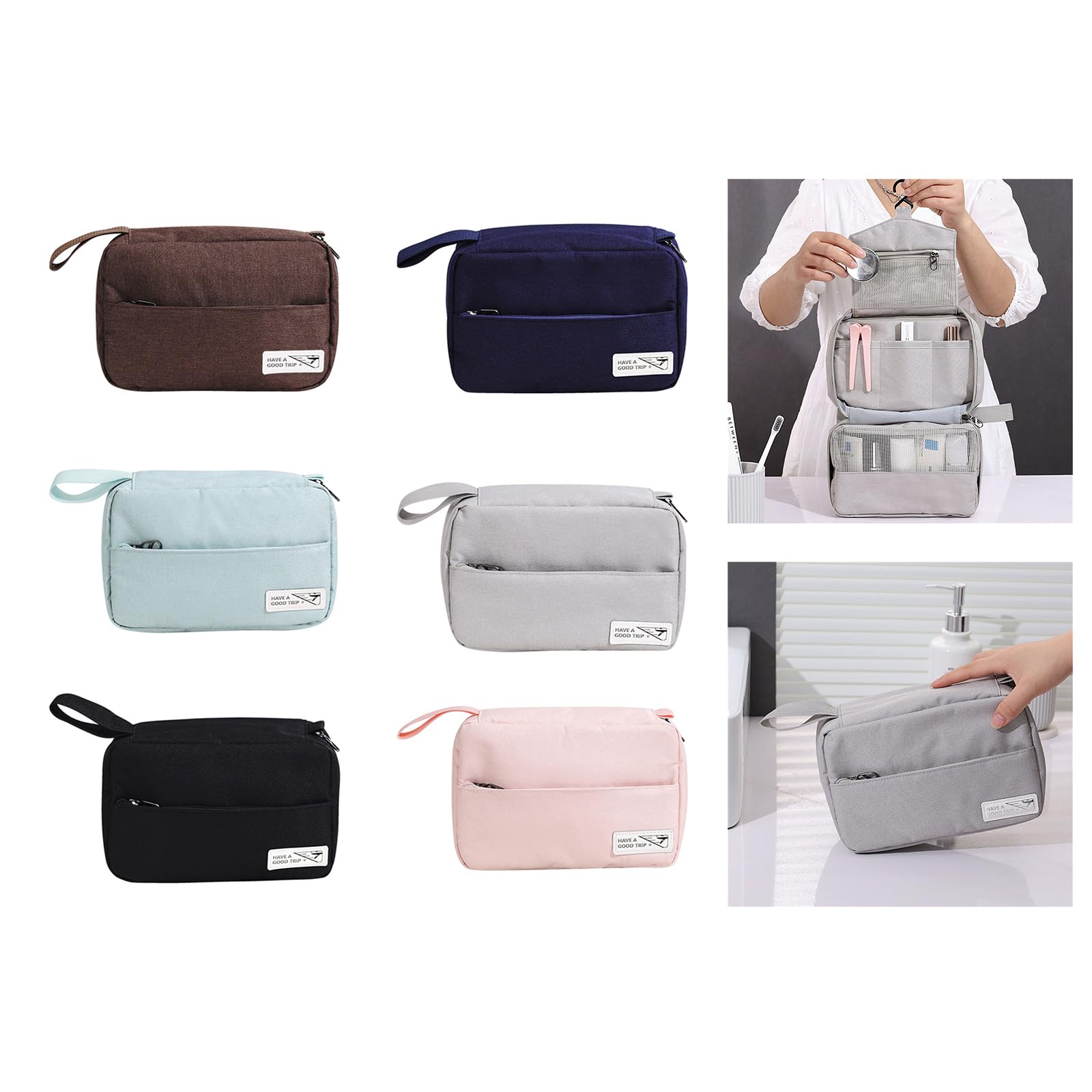 省スペース トラベルコスメ レディース 防水 洗濯 収納吊り下げ ドライ ウェット セパレーション 収納..