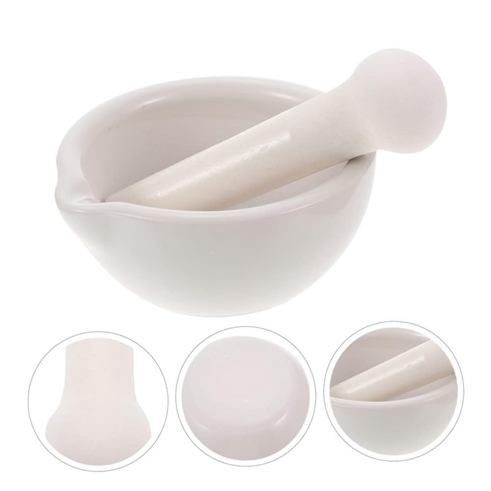 セラミック すり鉢 セラミック乳鉢 すりこぎ ボウル にんにく 粉砕機 磁器 薬 こぎ 香辛料 粉砕 ボウル..