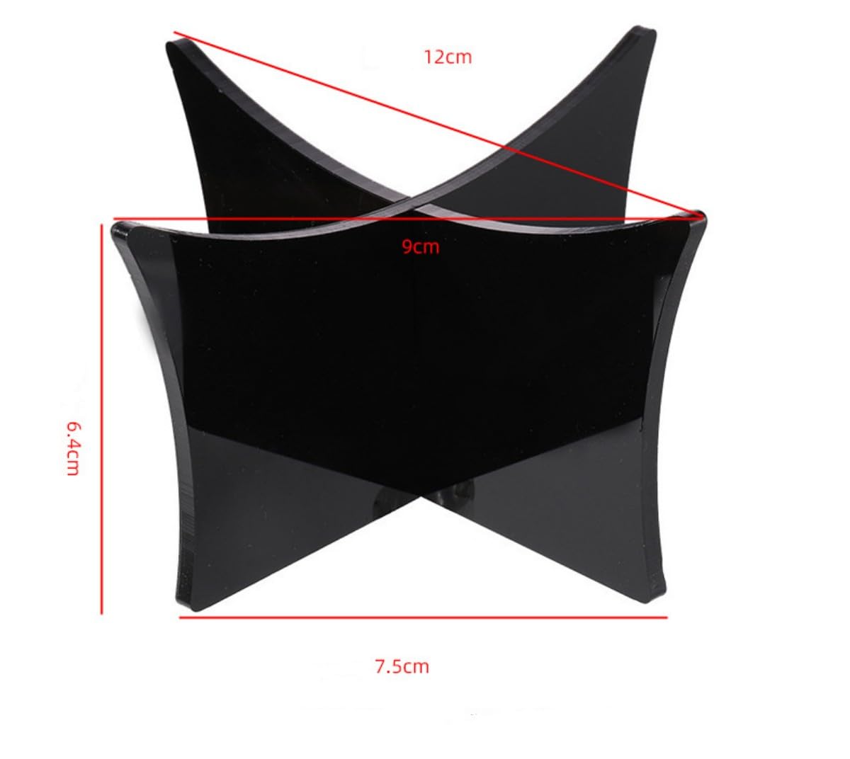 キラリラ楽天市場店のボールスタンドボールスタンドスタンド透明アクリルディスプレイスタンド多機能サッカーラグビーボールスタンドボールブラケット、サッカーバスケットボール用バレーボールラグビーボールソフトボール｜アングル3