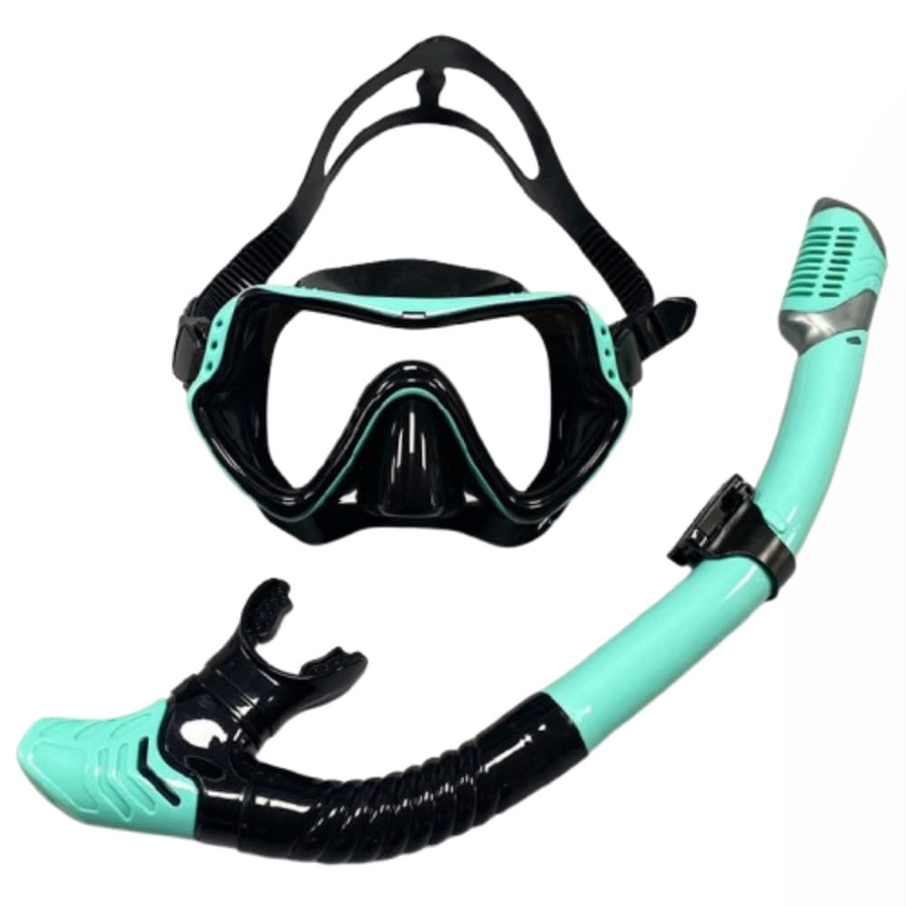 潜水用シュノーケルセット 広視野 強化ガラス 防水・耐衝撃・耐圧力 密閉性良好 浸水防止 フィット感シ..