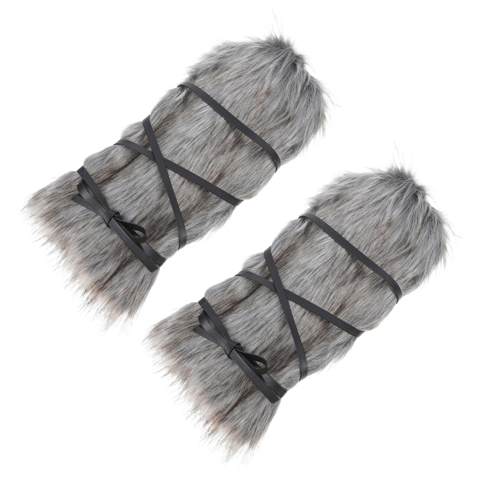 2個蓬松绑带腿套 人 ー ズ ズ用 コス ーム の レッ ォーマー(3)