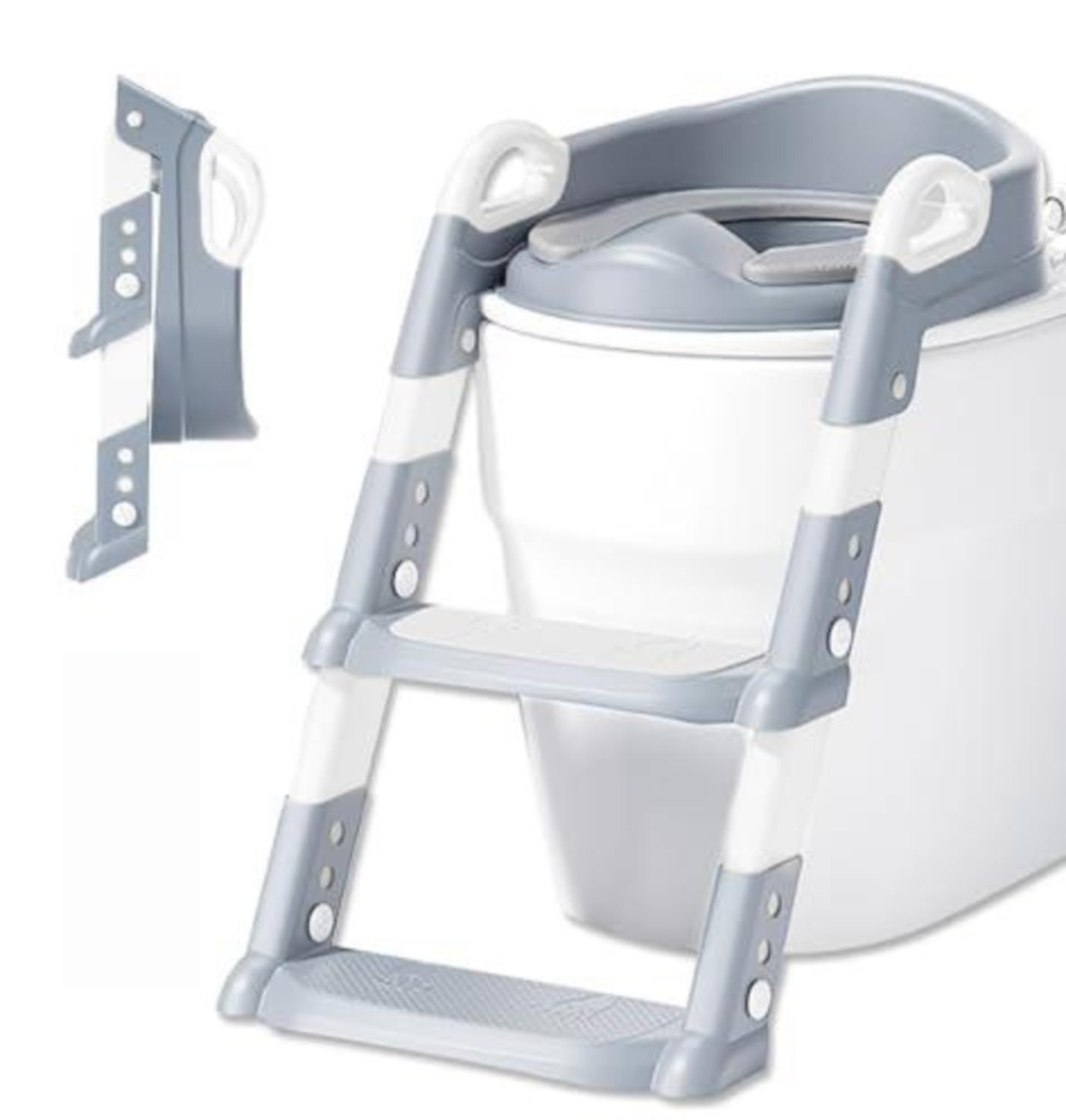 トイレトレーニング 踏み台 補助便座 赤ちゃん折り畳み式ステップ便座 トイレはしご 収納や持ち運びに便利な折りたたみ式 子供用便座はしご ベビー用 調整可能 防滴便座 安全で安定した滑り止めデイン はしご便座