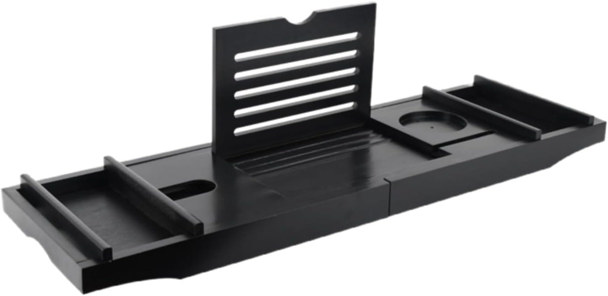 竹製バスタブトレイ 調節可能 ポータブルワインラック () [並行輸入品]