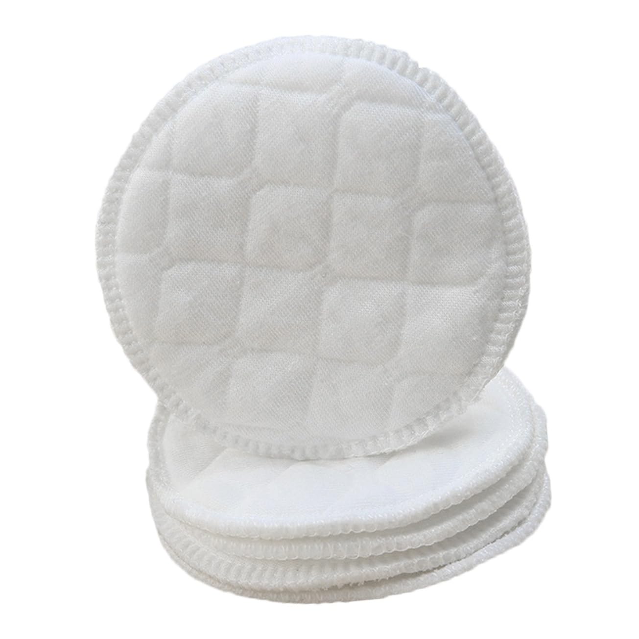 100個洗って繰り返し使用できる 構造 漏れ防止 母乳パッド 授乳中の乳漏れ対策 下着に貼るプ ホワイト