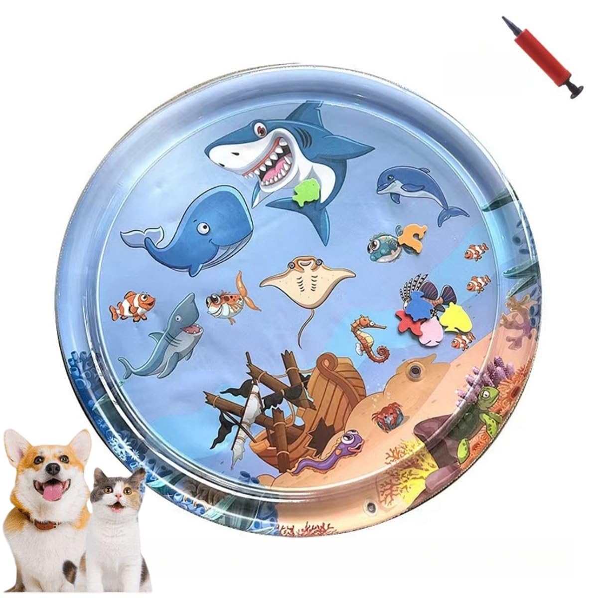 ペットベッド ウォーターベッド 夏用 傷防止 お手入れ簡単 遊ぶ 涼しい 保管が簡単 ()