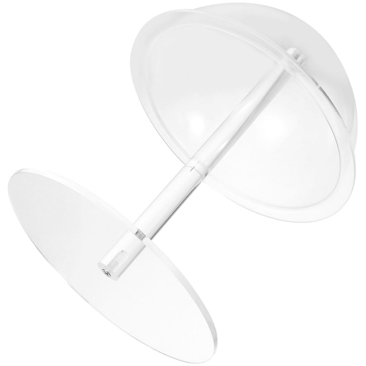 透明アクリル製帽子ホルダースタンド 卓上用安定ベース付き 帽子たくずれ防止ディスプレイラック