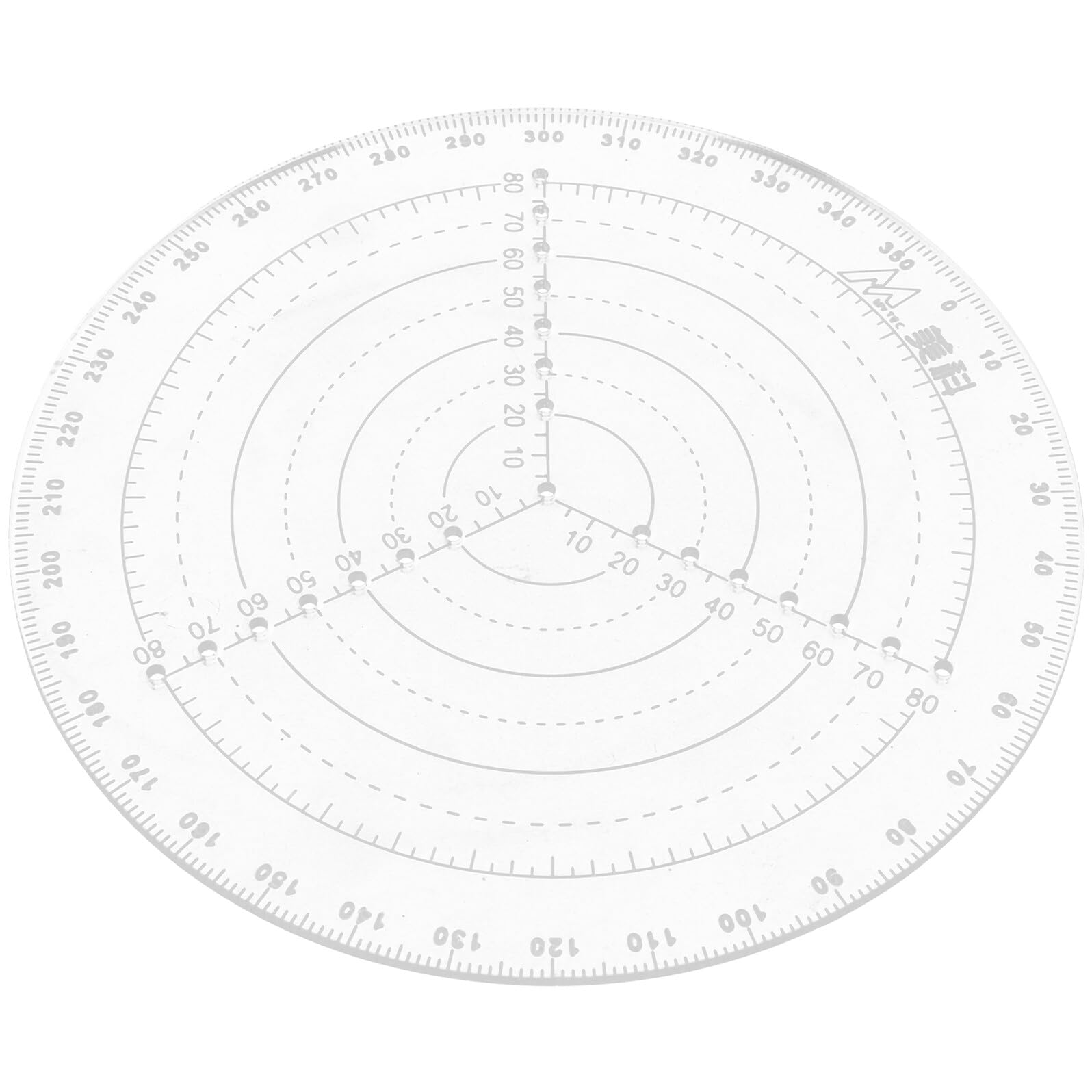 楽天キラリラ楽天市場店センターファインダー木工円描画用テンプレート 不規則形状中心測定ツール プレミアムアクリル製円形テンプレート 旋盤作業 工