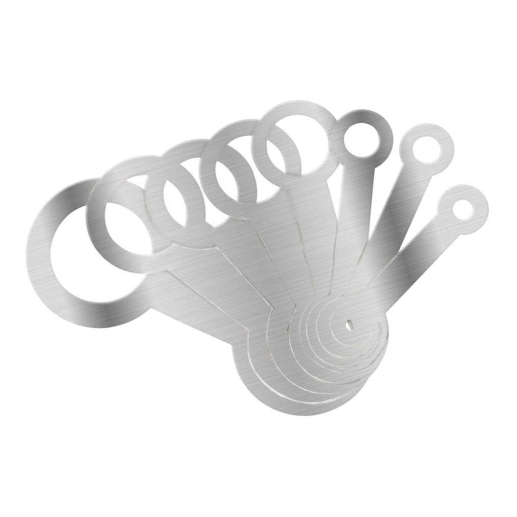 木管楽器アクセサリー用サクソフォンサックスパッド修理ツール8個セット