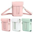 INSTAX mini Link 3 ケース カバー ショルダーストラップ付き PUレザー レディース 肩掛け カメラバッグ カメラケース おすすめ FUJIF...