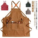 キャンプエプロン エプロン ワークエプロン キャンバス 前掛け カフェエプロン 防水 撥水 作業用 職人 作業用 男女兼用 DIY カフェ おしゃれ