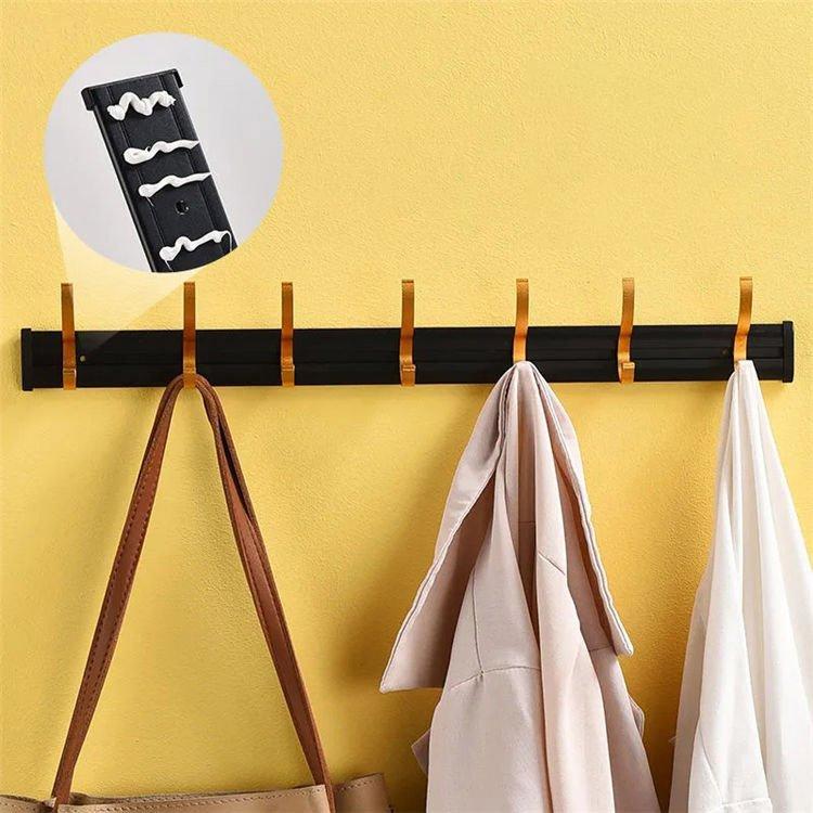 壁掛けハンガー 壁掛けフック ハンガーラック ハンガー コートハンガー ウォールハンガー ウォールラック ウォールシェルフ 簡単取付 壁面収納