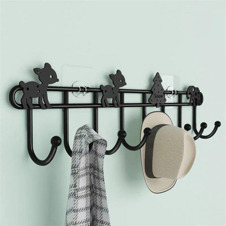 壁掛けハンガー 壁掛けフック ハンガーラック ハンガー コートハンガー ウォールハンガー ウォールラック ウォールシェルフ 簡単取付 壁面収納
